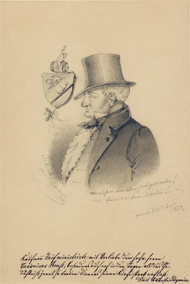 Porträt: Brustbildnis des Kaufmannns Zaif (gest.1837) (Museum und Galerie im Prediger CC BY-NC-SA)