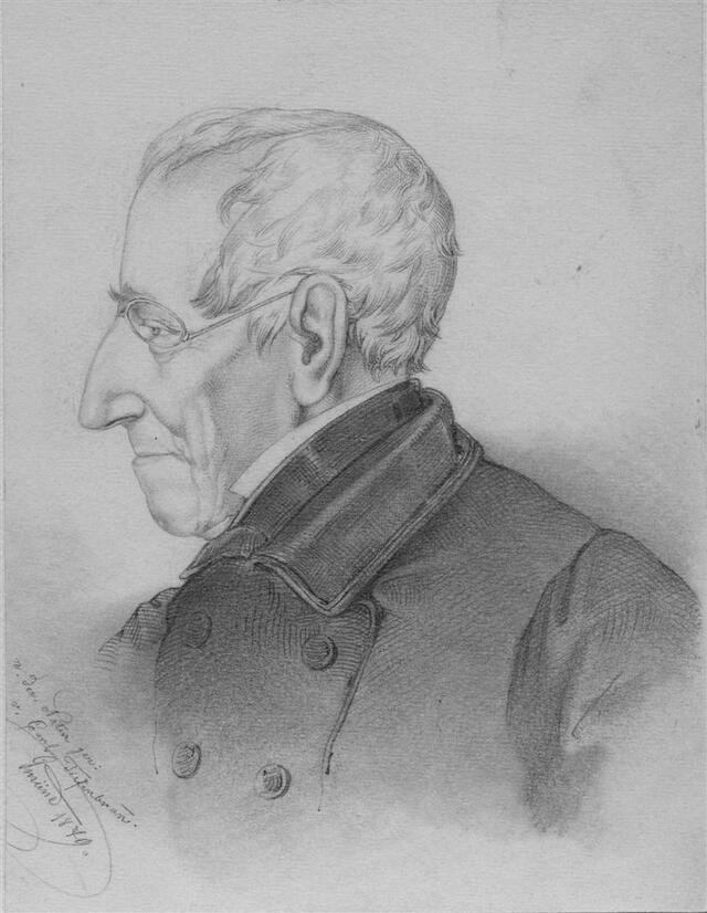 Porträt: Brustbildnis des Dr. med. Franz Joseph Köhler (Museum und Galerie im Prediger CC BY-NC-SA)