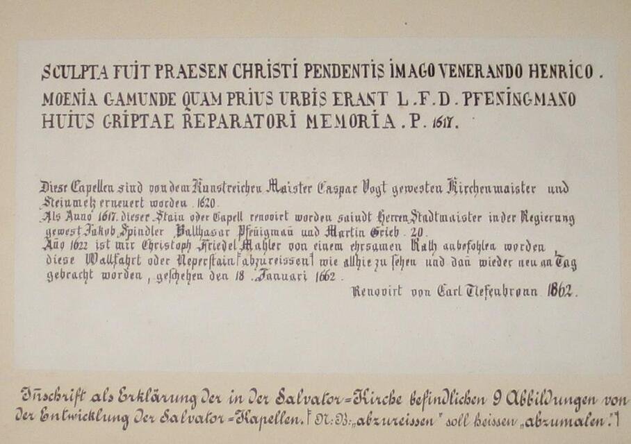 Kopie zweier Inschriften aus der Salvatorkirche in Schwäbisch Gmünd (Museum und Galerie im Prediger CC BY-NC-SA)