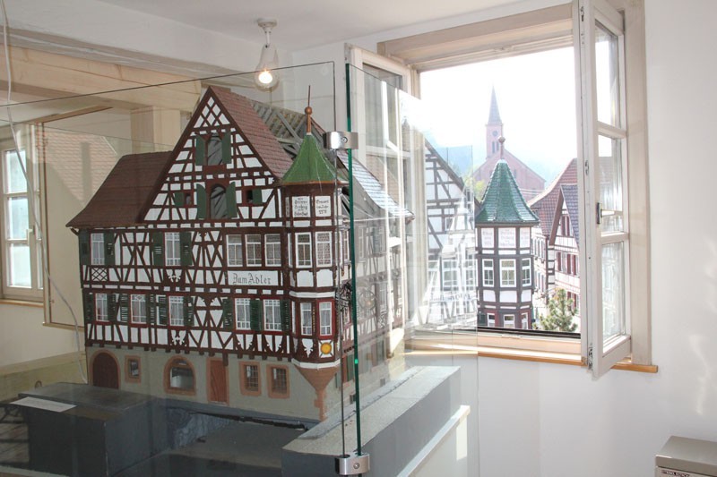 Modell des Gasthaus "Adler" in Schiltach (Stadt Schiltach CC BY-NC-ND)