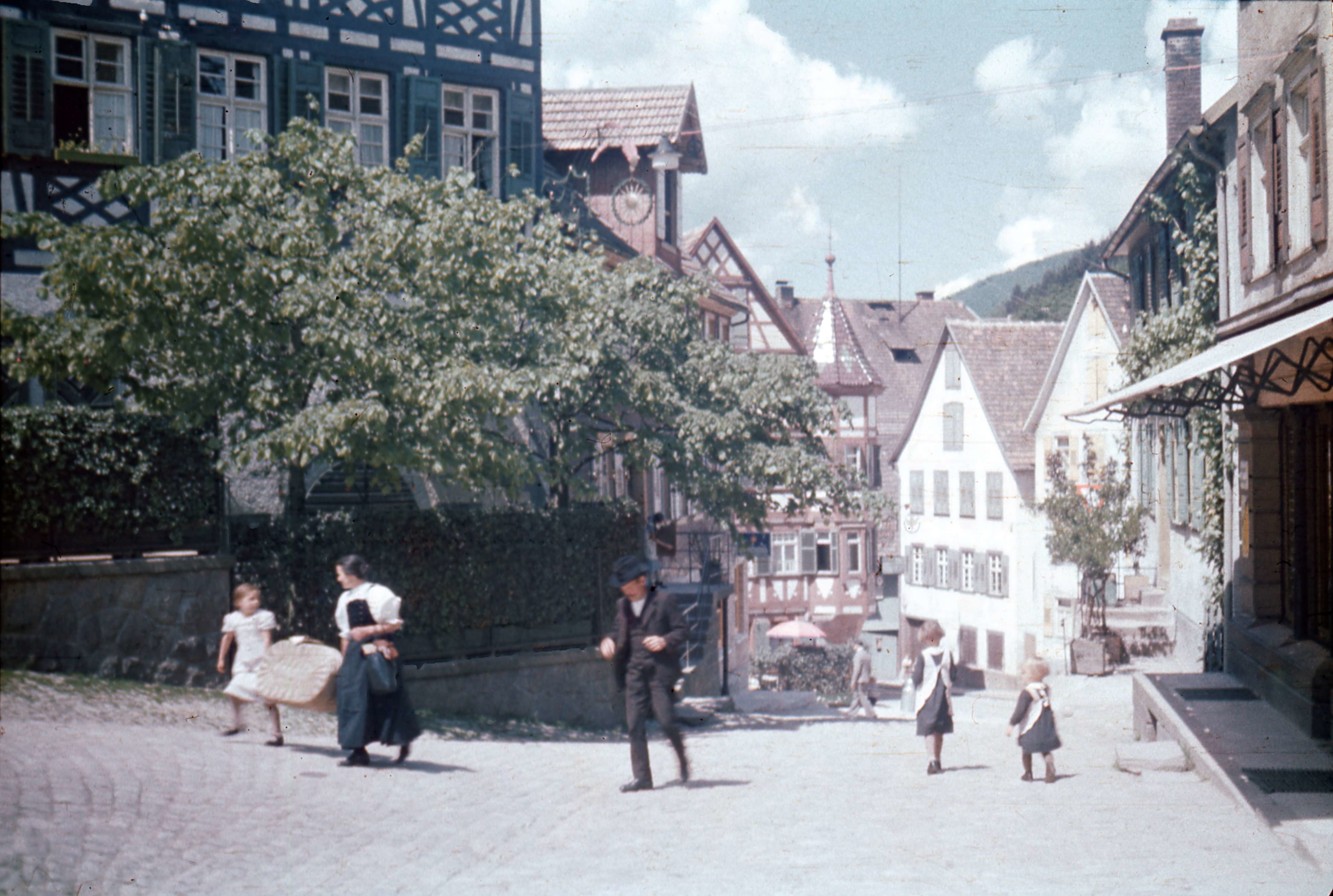 Marktplatz Schiltach mit Gasthaus Sonne (Stadt Schiltach CC BY-NC-SA)