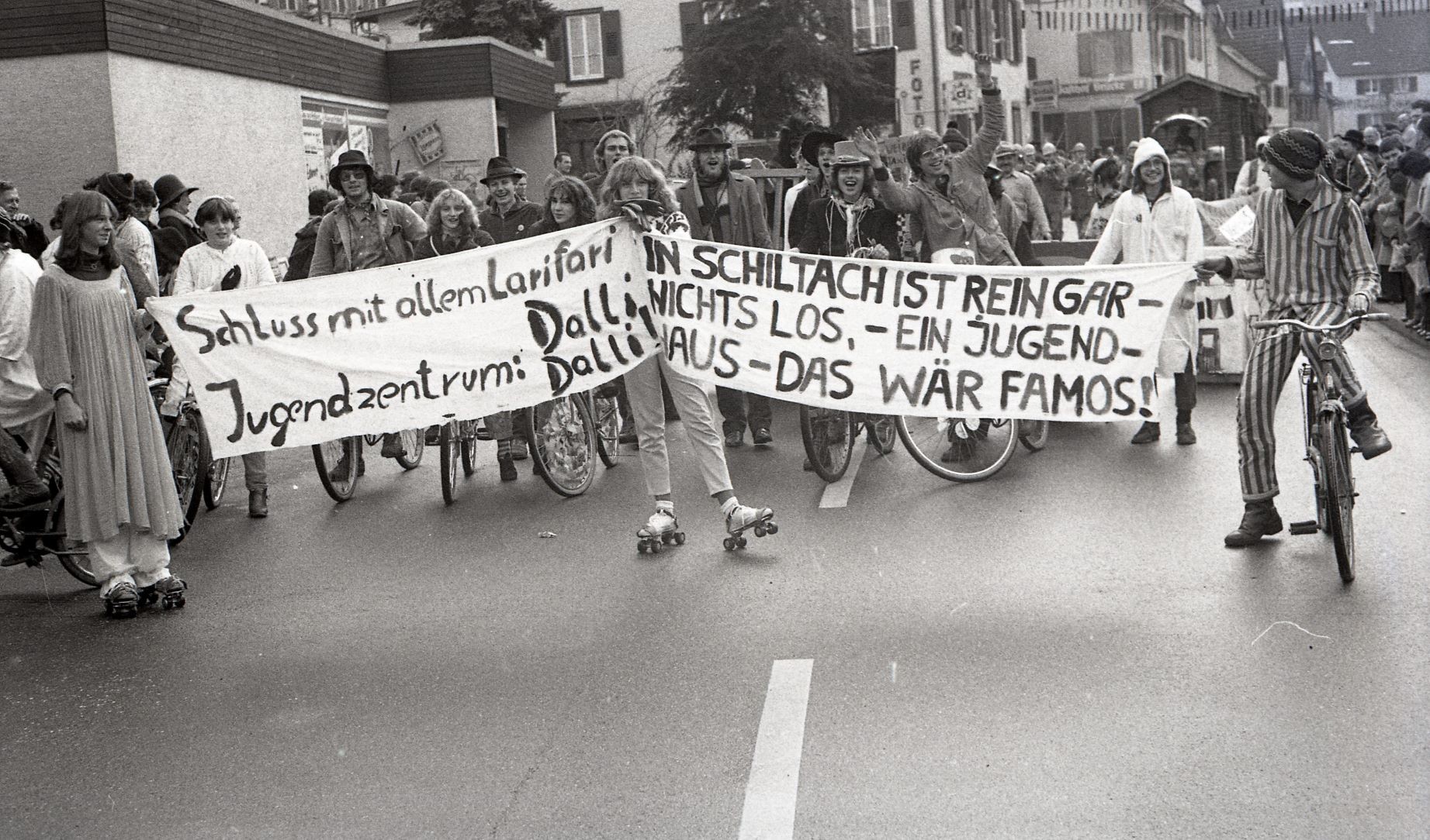 Protestdemonstration (Stadtarchiv Schiltach CC BY-NC-ND)