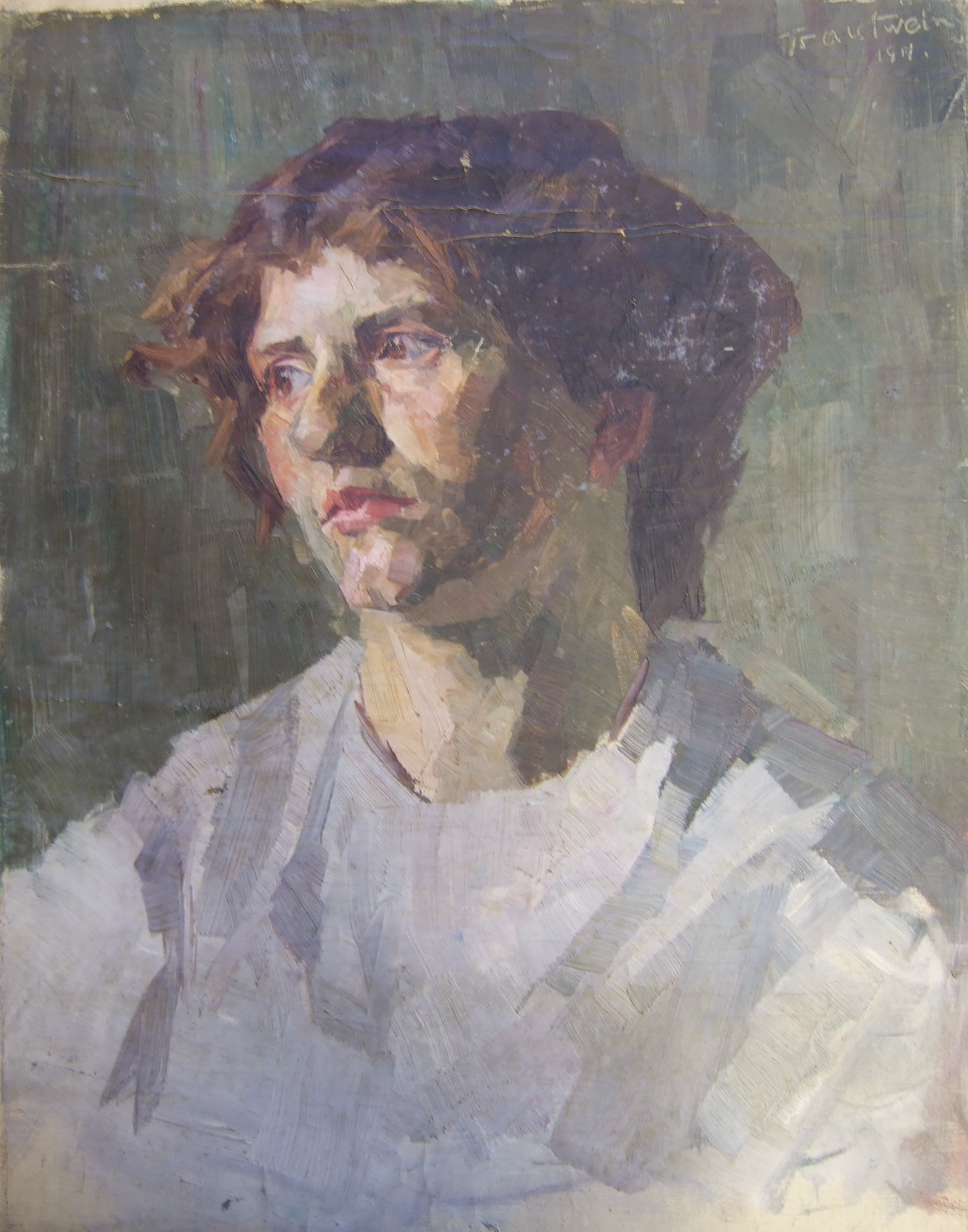 Gemälde Porträt einer Frau (Stadt Schiltach CC BY-NC-ND)
