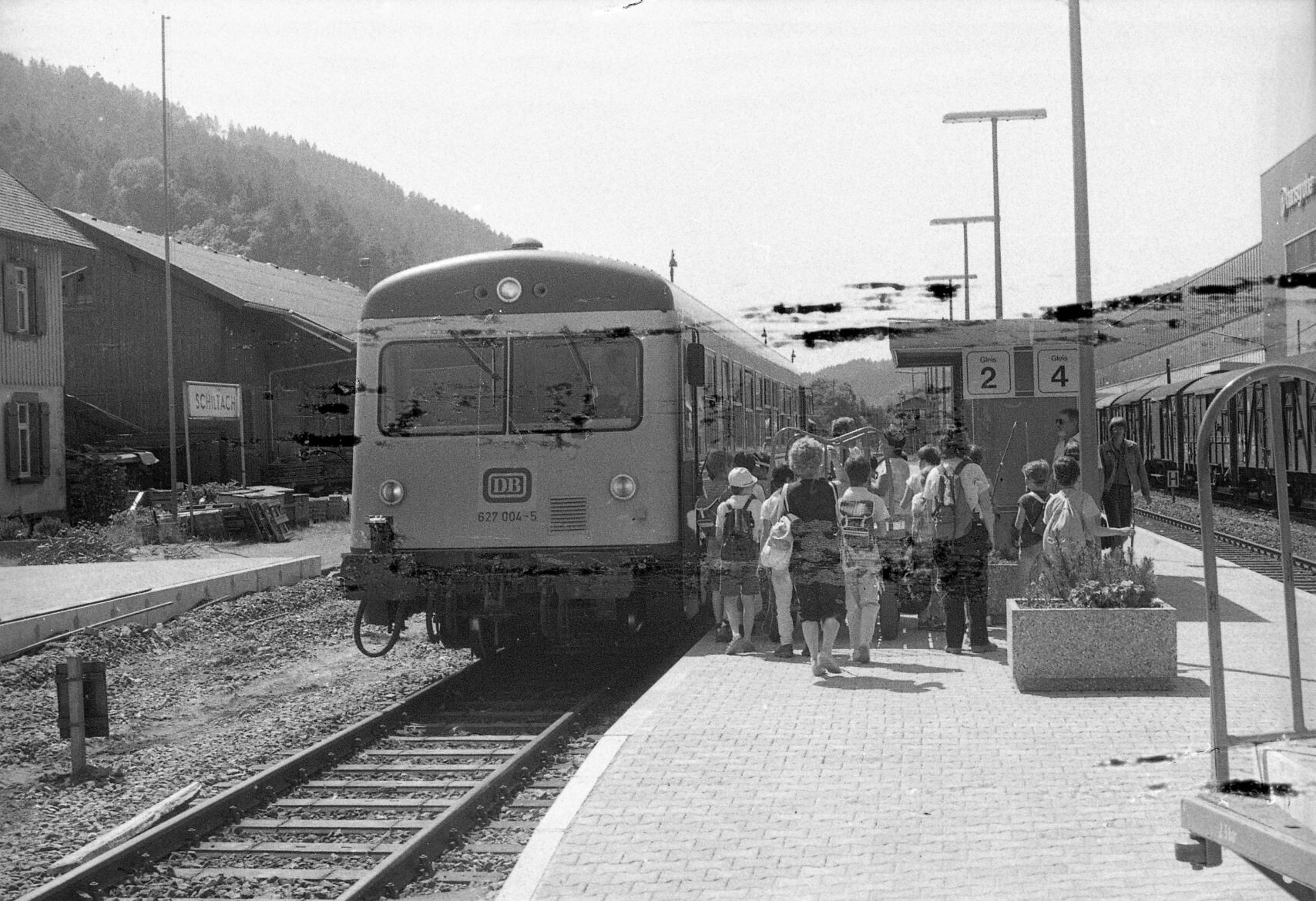 Bahnhof Schiltach 1987 (Stadt Schiltach CC BY-NC-ND)