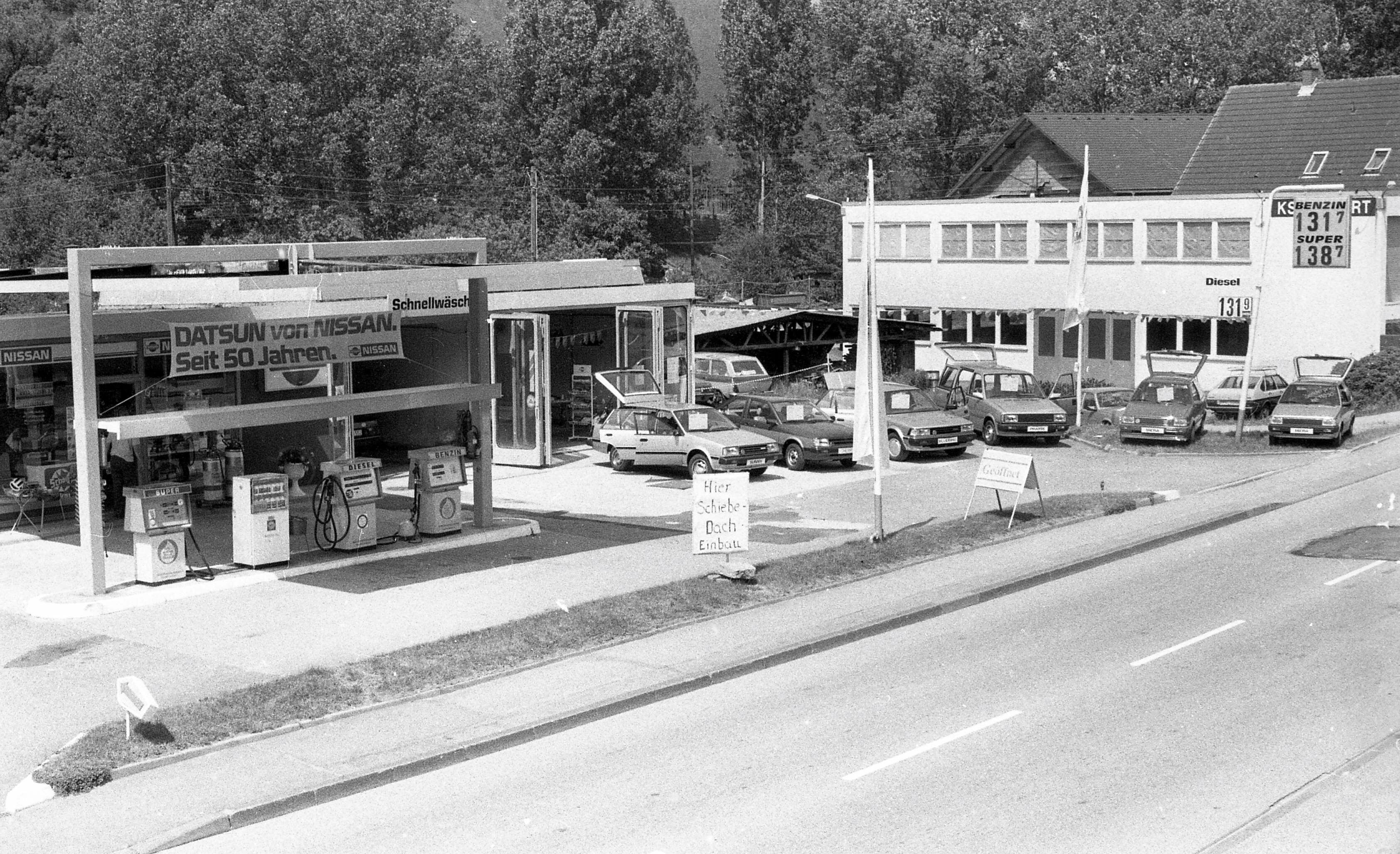 Tankstelle an der Hauptstraße (Stadt Schiltach CC BY-NC-ND)