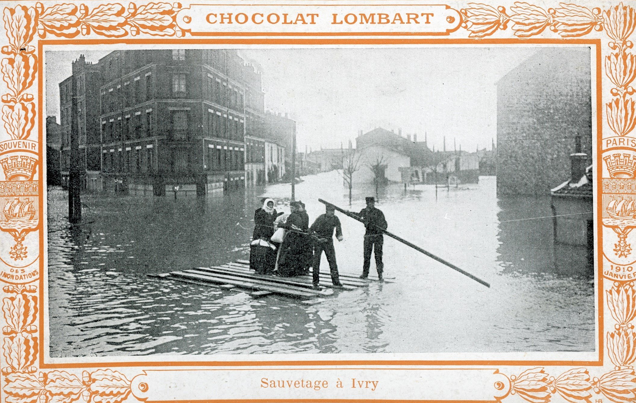 Seine-Hochwasser 1909 (Museum am Markt Schiltach CC BY-NC-ND)