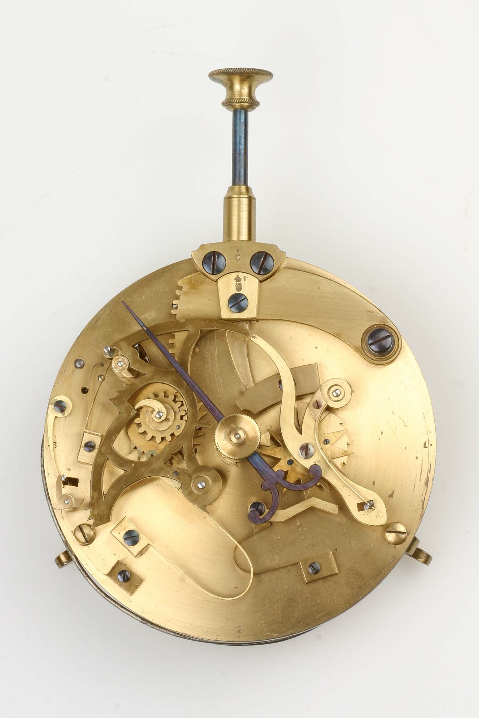 Lehrmodell: Taschenuhr-Schlagwerk, Uhrmacherschule Furtwangen, 1857 (Deutsches Uhrenmuseum CC BY-SA)