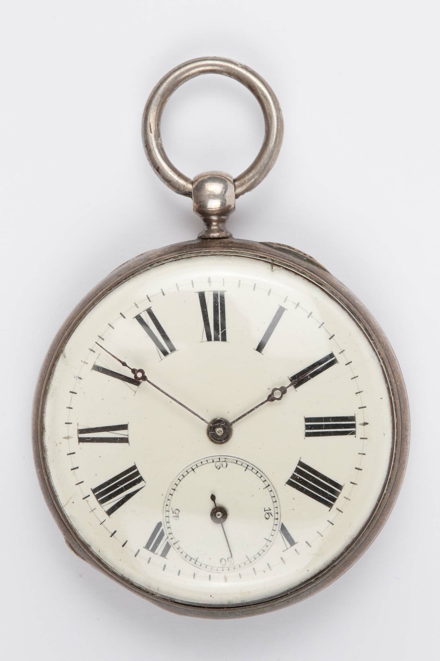 Taschenuhr, Actien-Gesellschaft für Taschenuhren-Fabrikation in Furtwangen, um 1855 (Deutsches Uhrenmuseum CC BY-SA)