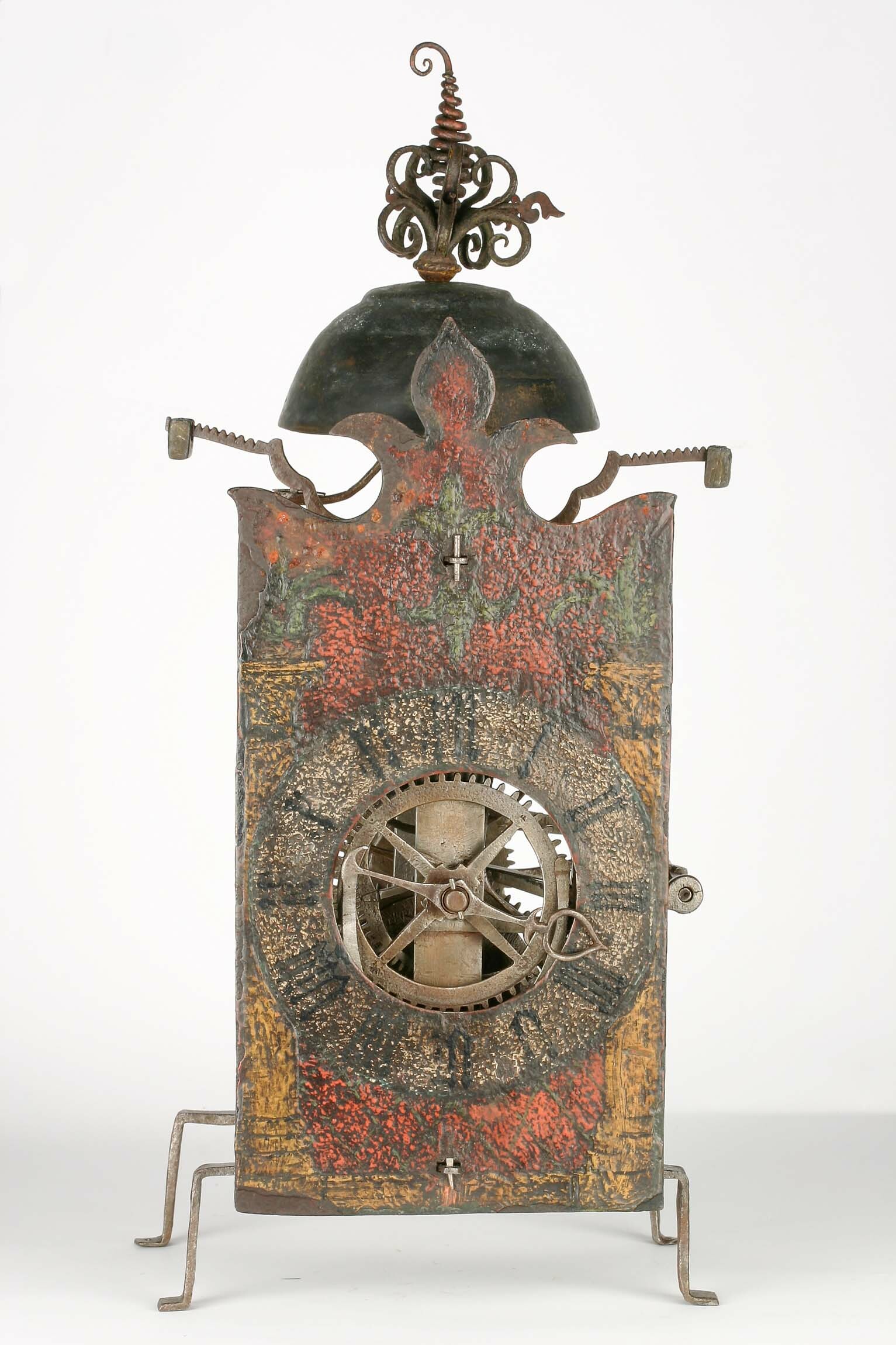 Eisenuhr, Mitteleuropa, um 1600 (Deutsches Uhrenmuseum CC BY-SA)