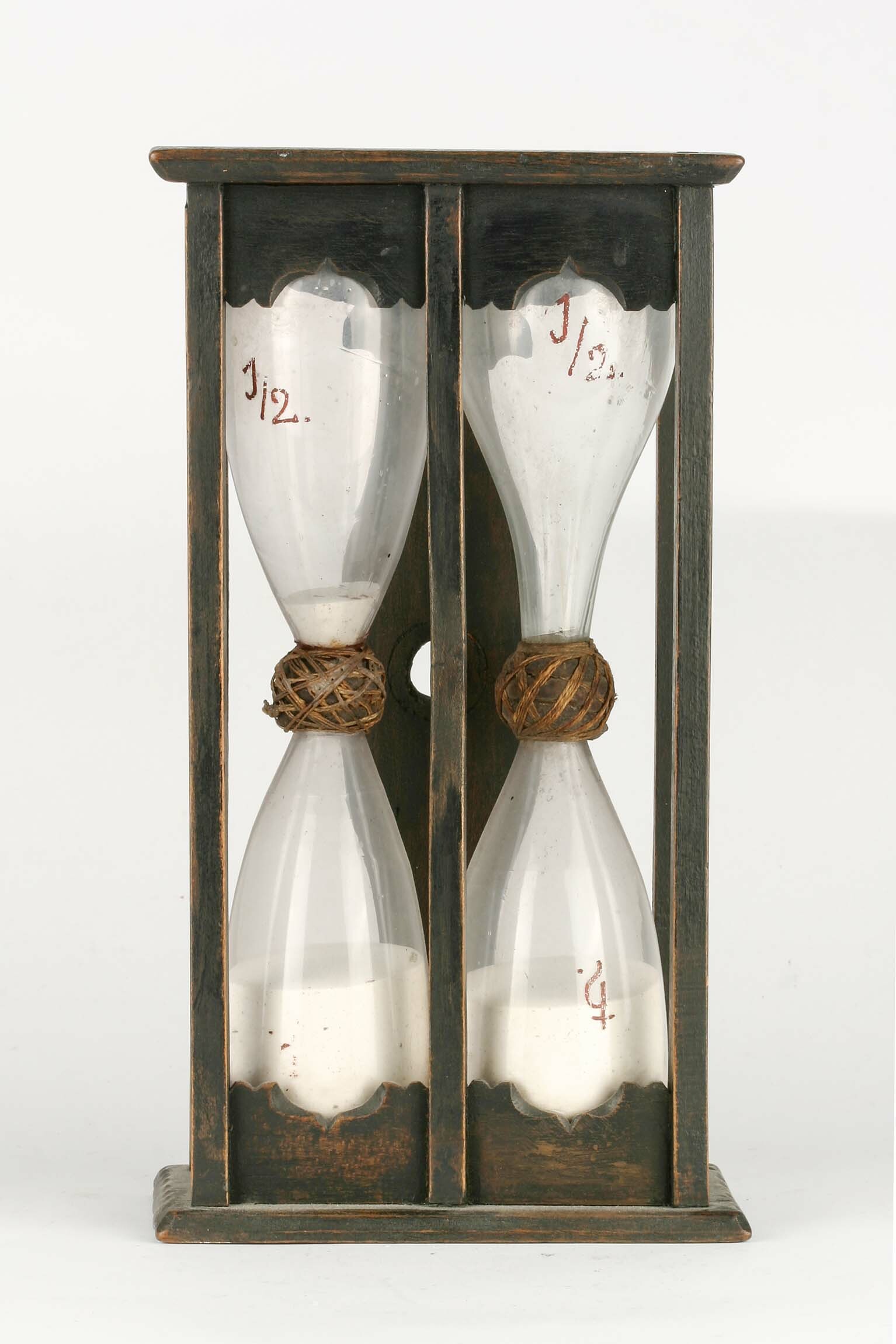 Sanduhr, wohl 18. Jahrhundert (Deutsches Uhrenmuseum CC BY-SA)