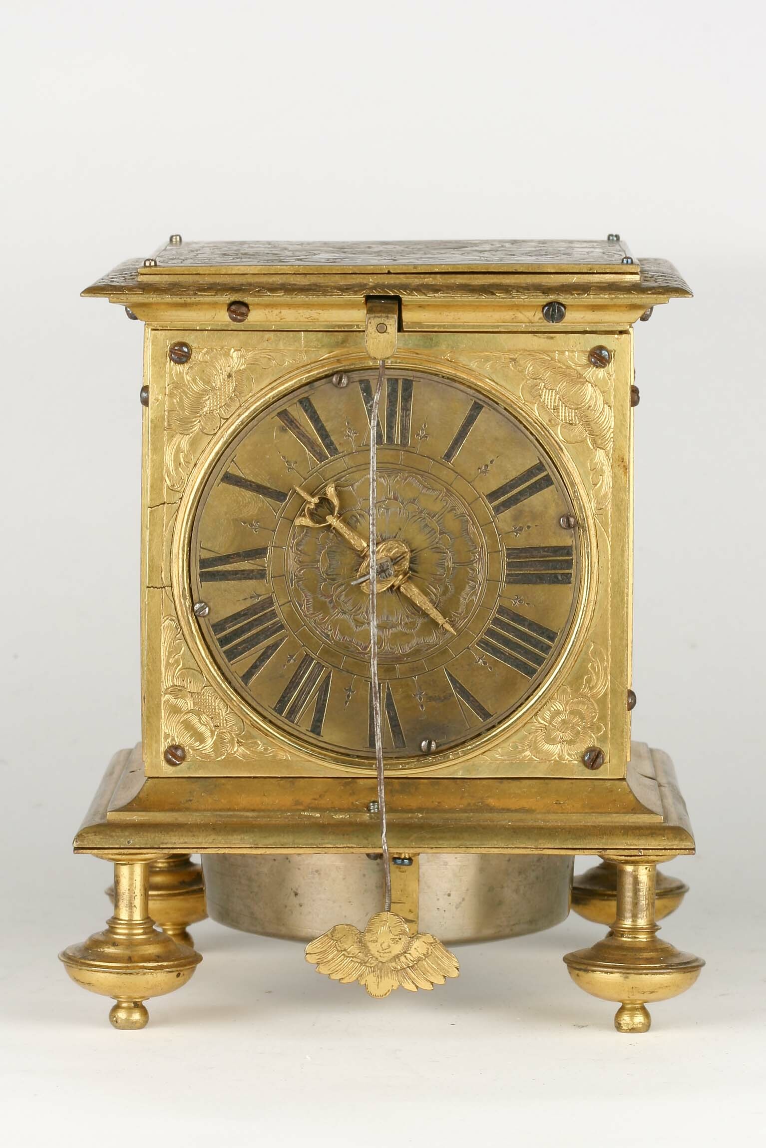 Tischuhr, Marcus Böhm, Augsburg, um 1680 (Deutsches Uhrenmuseum CC BY-SA)