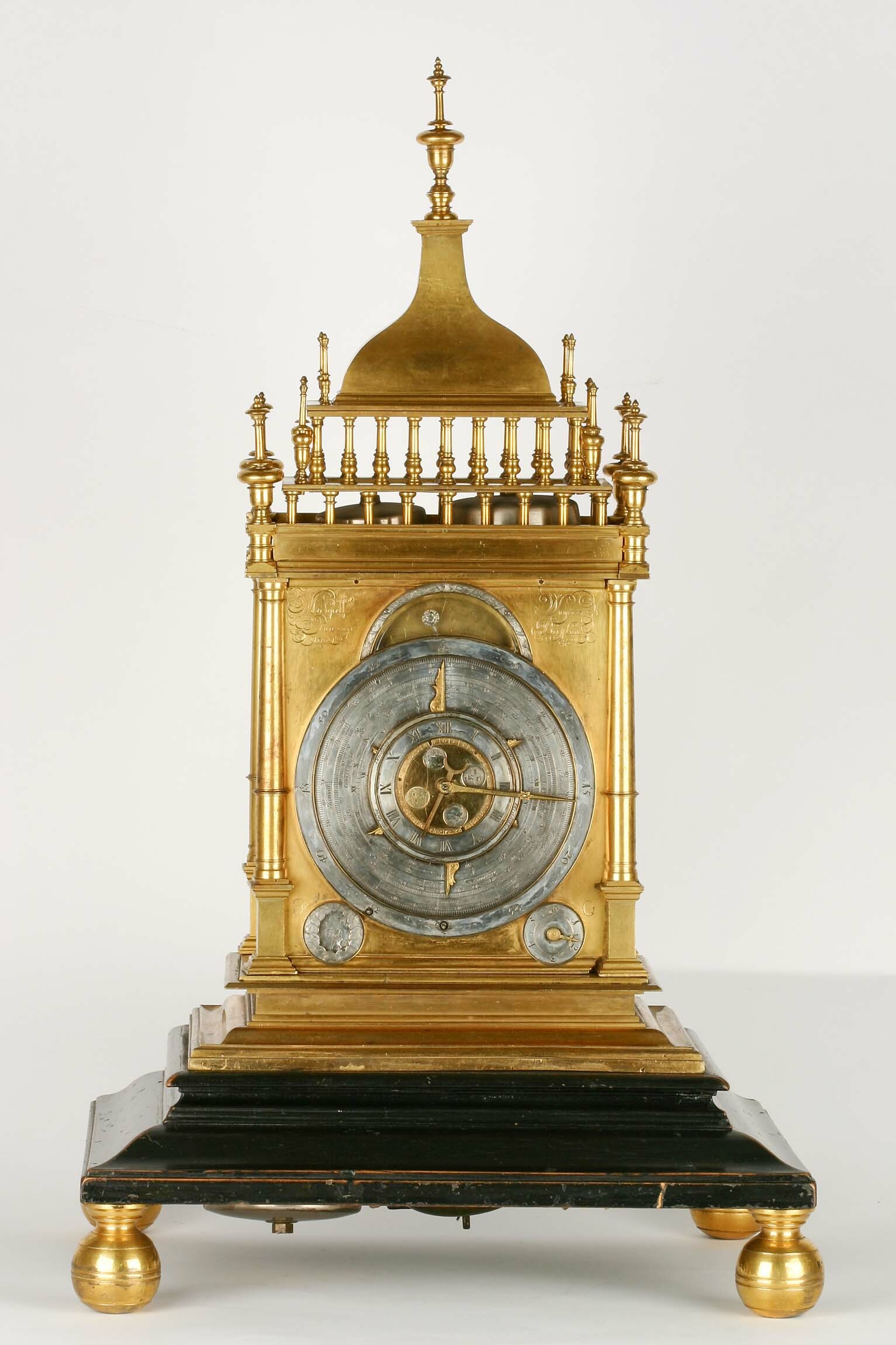 Türmchenuhr, Michael Wagner, Breslau, um 1690 (Deutsches Uhrenmuseum CC BY-SA)