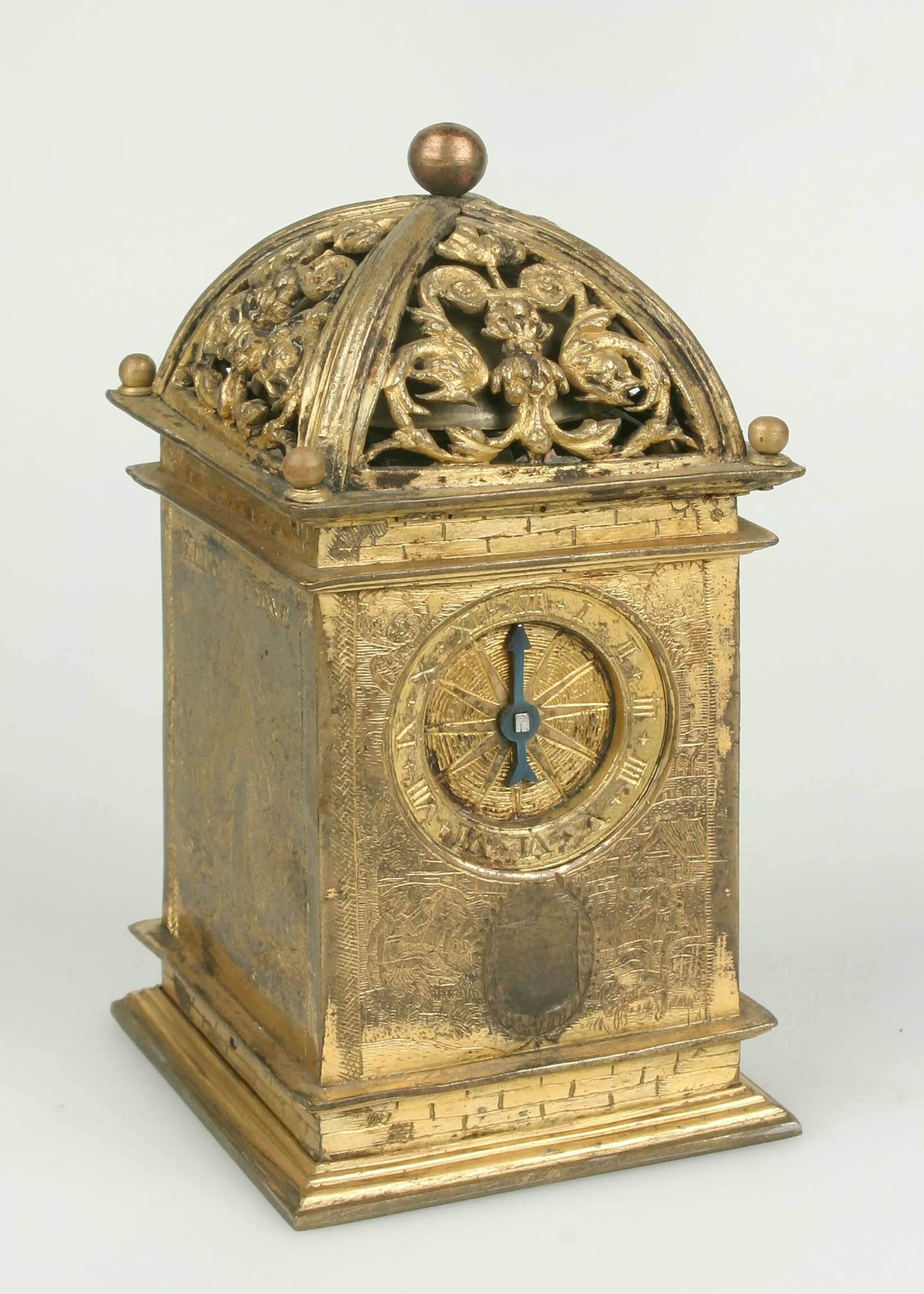 Tischuhr, Frankreich, um 1530 (Deutsches Uhrenmuseum CC BY-SA)