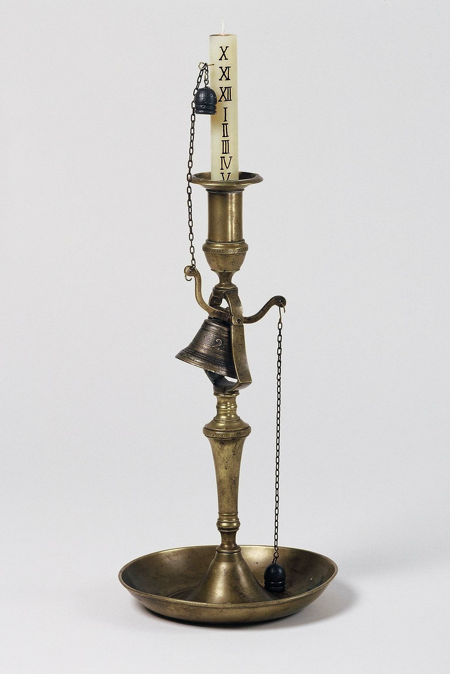 Kerzenwecker, Nachempfindung des 19. Jahrhunderts (Deutsches Uhrenmuseum CC BY-SA)