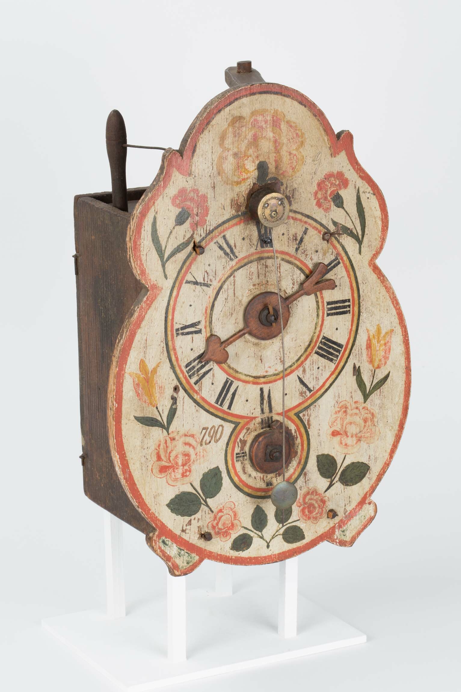 Holzräderuhr, Toggenburg (Schweiz), um 1800 (Deutsches Uhrenmuseum CC BY-SA)