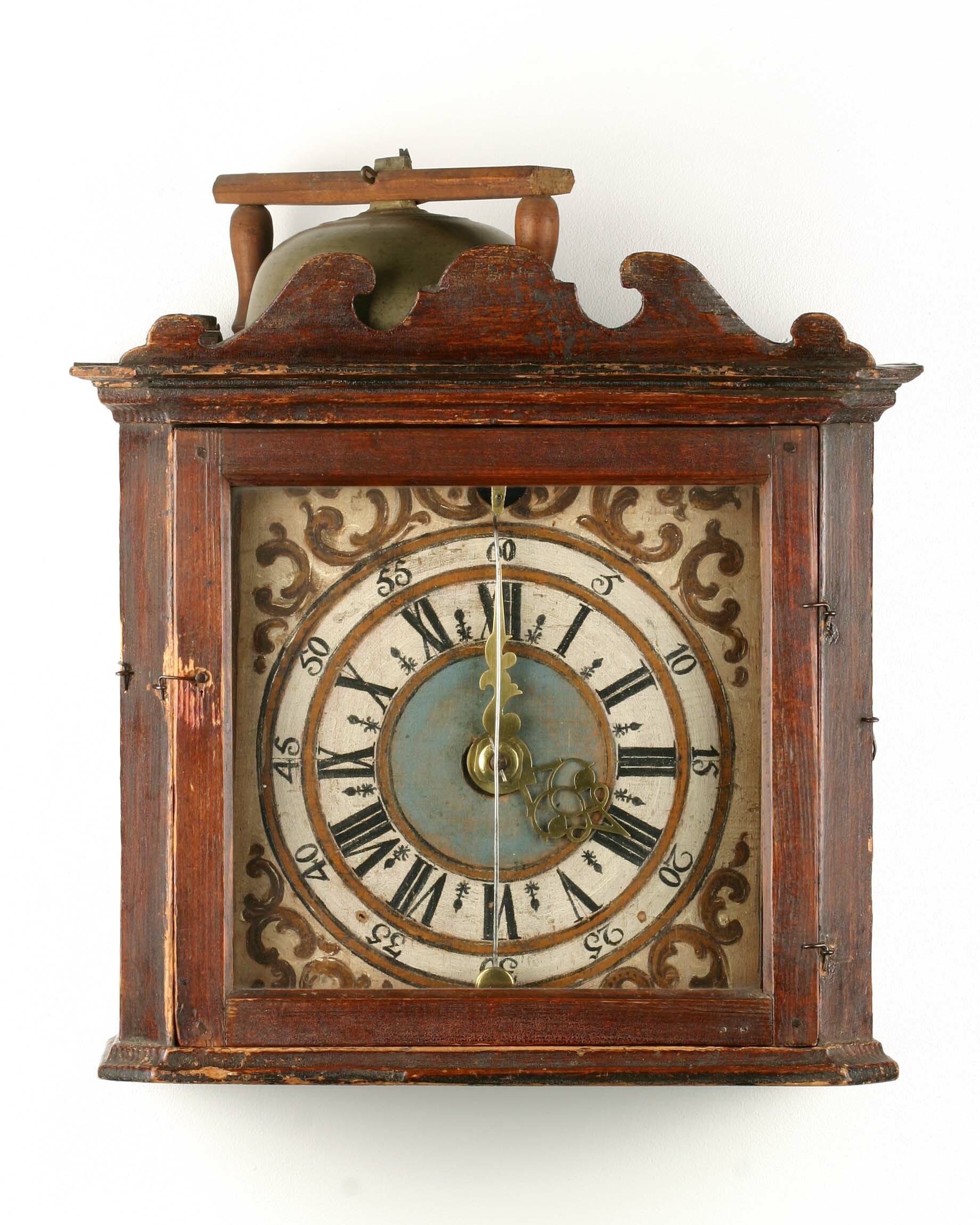 Holzräderuhr, Christazhofen (Allgäu), um 1800 (Deutsches Uhrenmuseum CC BY-SA)