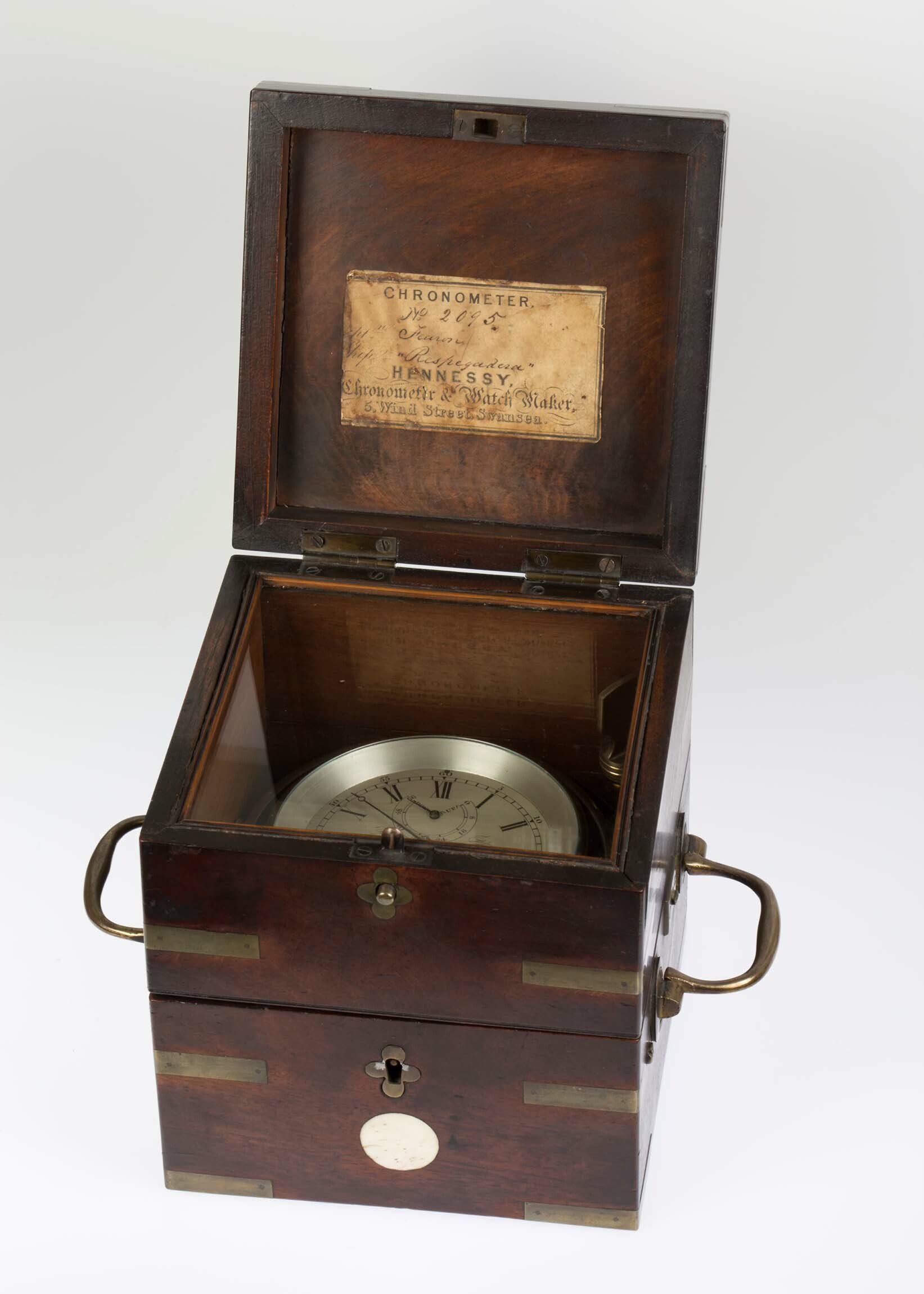 Marinechronometer, Henry Frodsham, Liverpool, um 1840 (Deutsches Uhrenmuseum CC BY-SA)