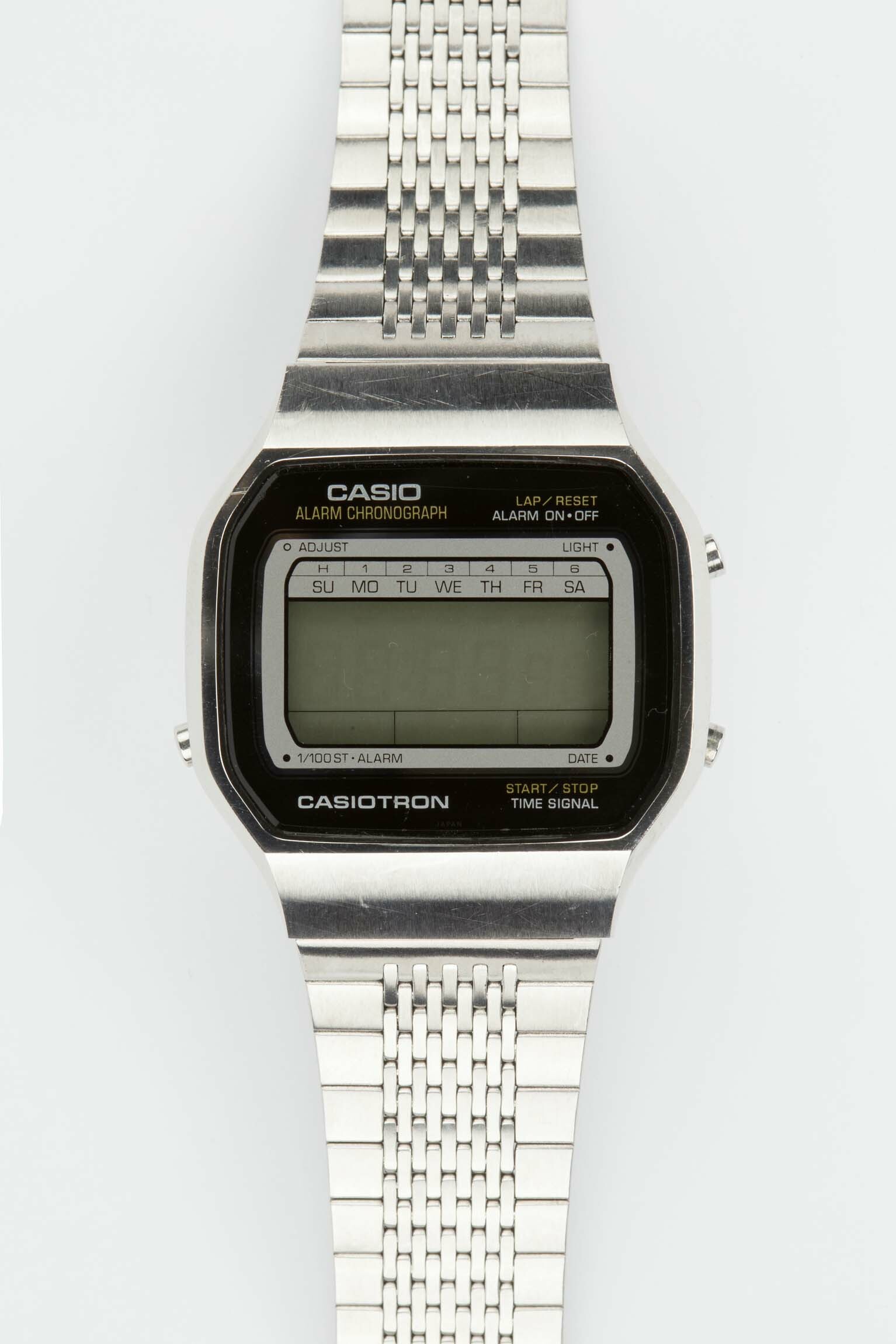 Armbanduhr, Casio, Japan, um 1975 (Deutsches Uhrenmuseum CC BY-SA)