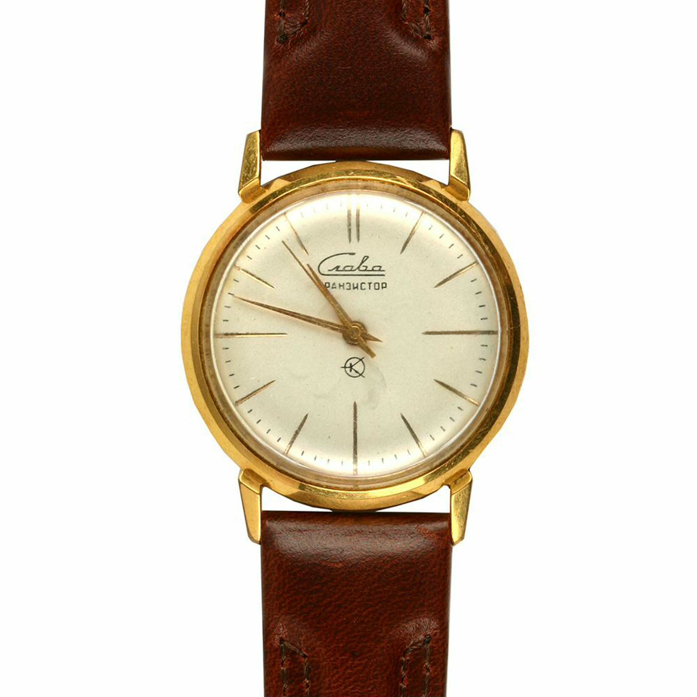 Armbanduhr, Zweite Moskauer Uhrenfabrik, Moskau, um 1965 (Deutsches Uhrenmuseum CC BY-SA)