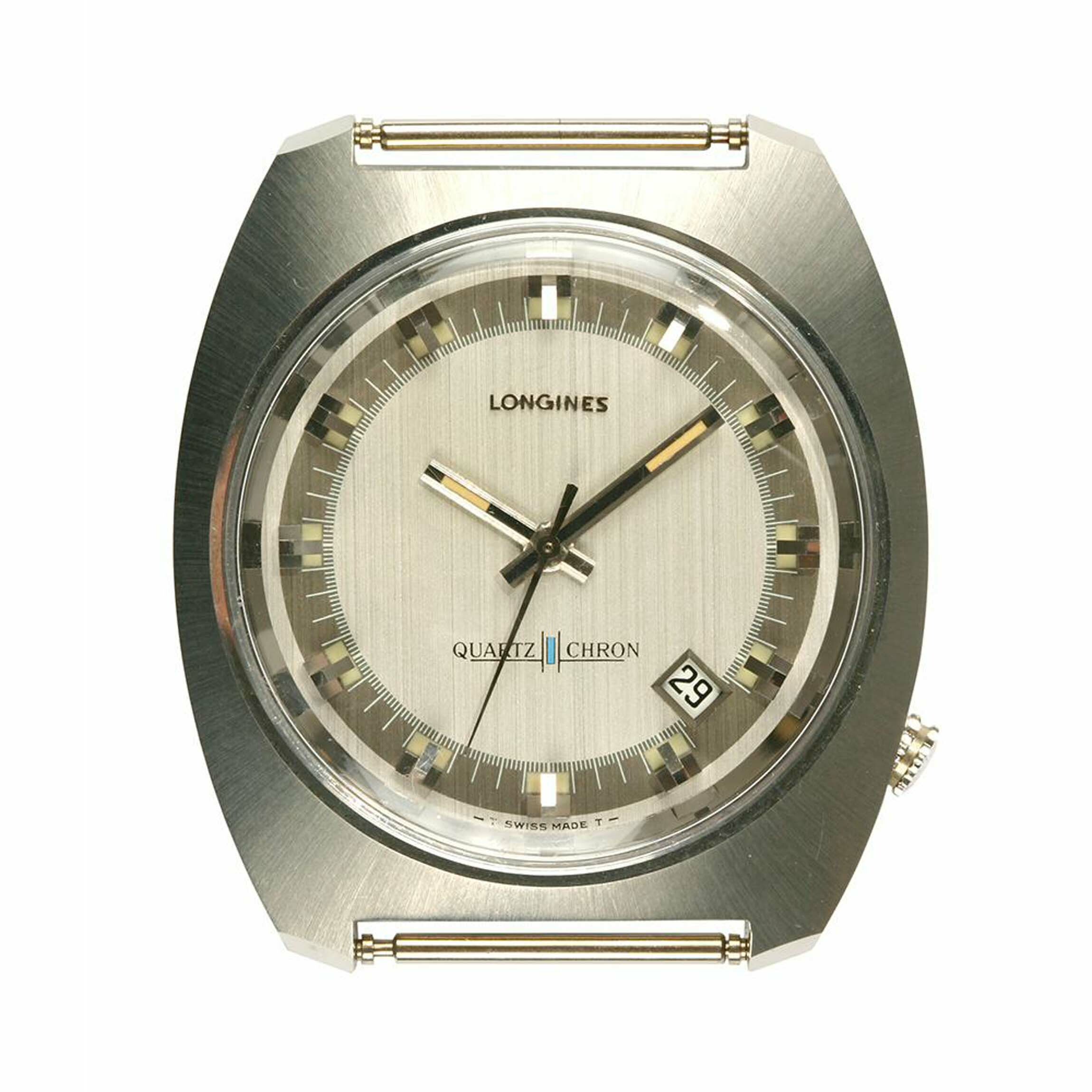 Armbanduhr, Longines, Schweiz, 1969 (Deutsches Uhrenmuseum CC BY-SA)