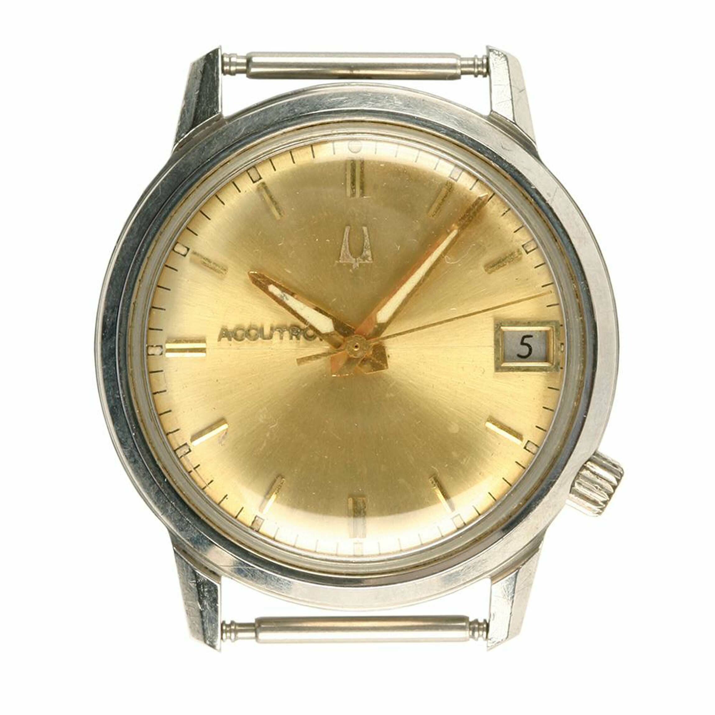 Armbanduhr, Bulova, USA/Taiwan 1975 (Werk) 1976 (Gehäuse) (Deutsches Uhrenmuseum CC BY-SA)