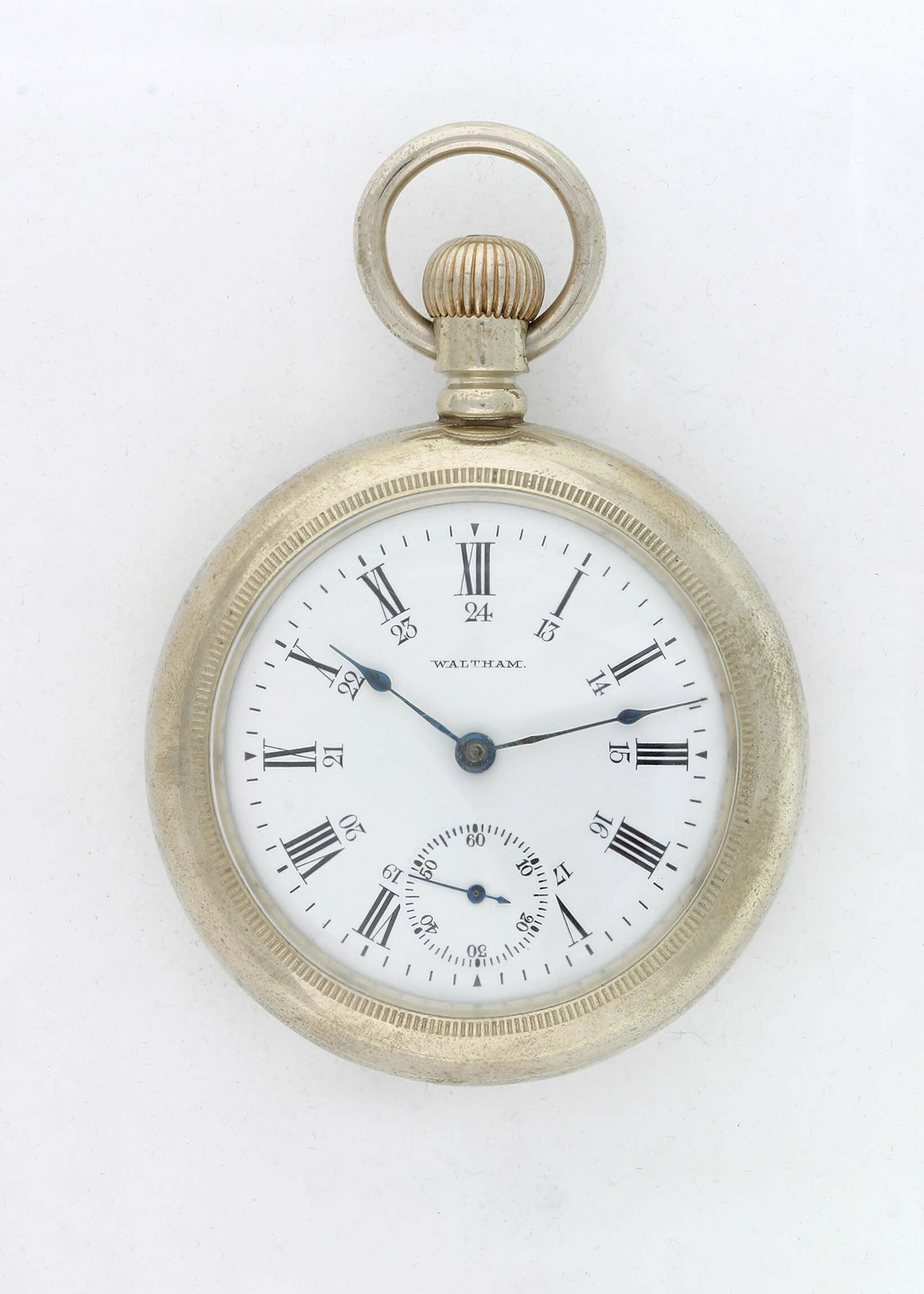 Taschenuhr Waltham, Waltham (USA), um 1890 (Deutsches Uhrenmuseum CC BY-SA)