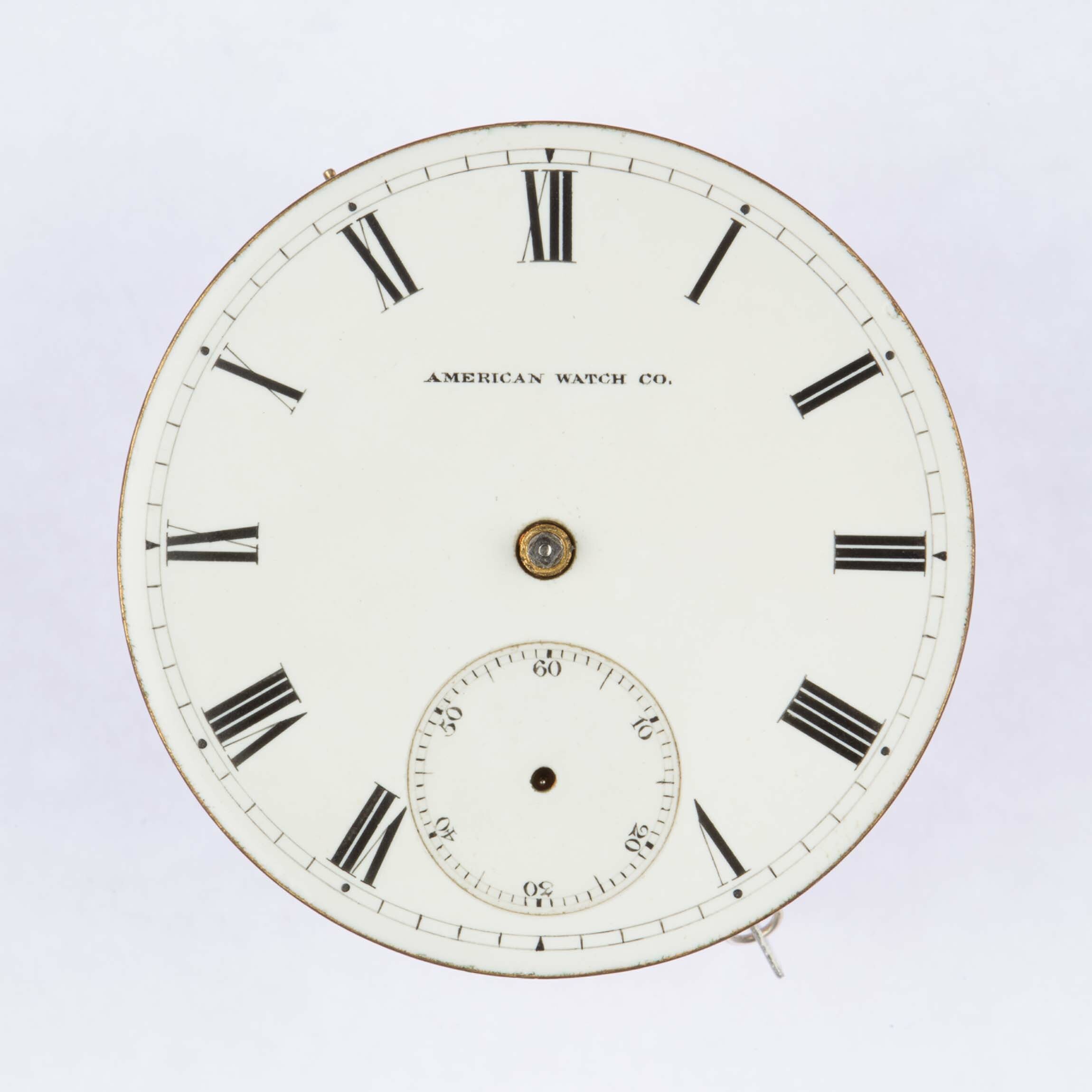 Taschenuhr American Watch Co., Waltham (USA), 1877 (Deutsches Uhrenmuseum CC BY-SA)