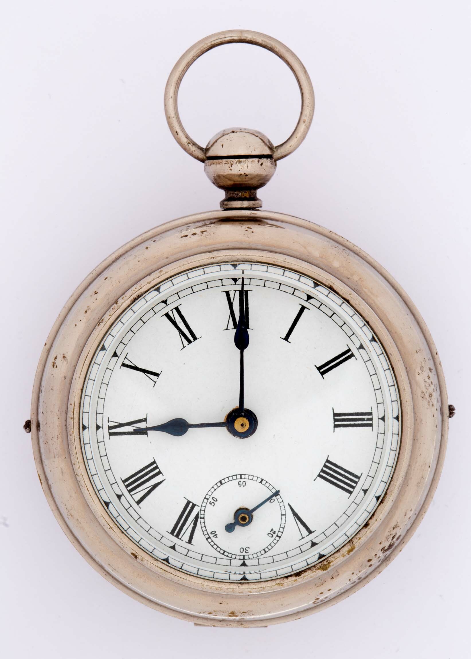 Taschenuhr, Jahresuhrenfabrik AG, Triberg um 1890 (Deutsches Uhrenmuseum CC BY-SA)