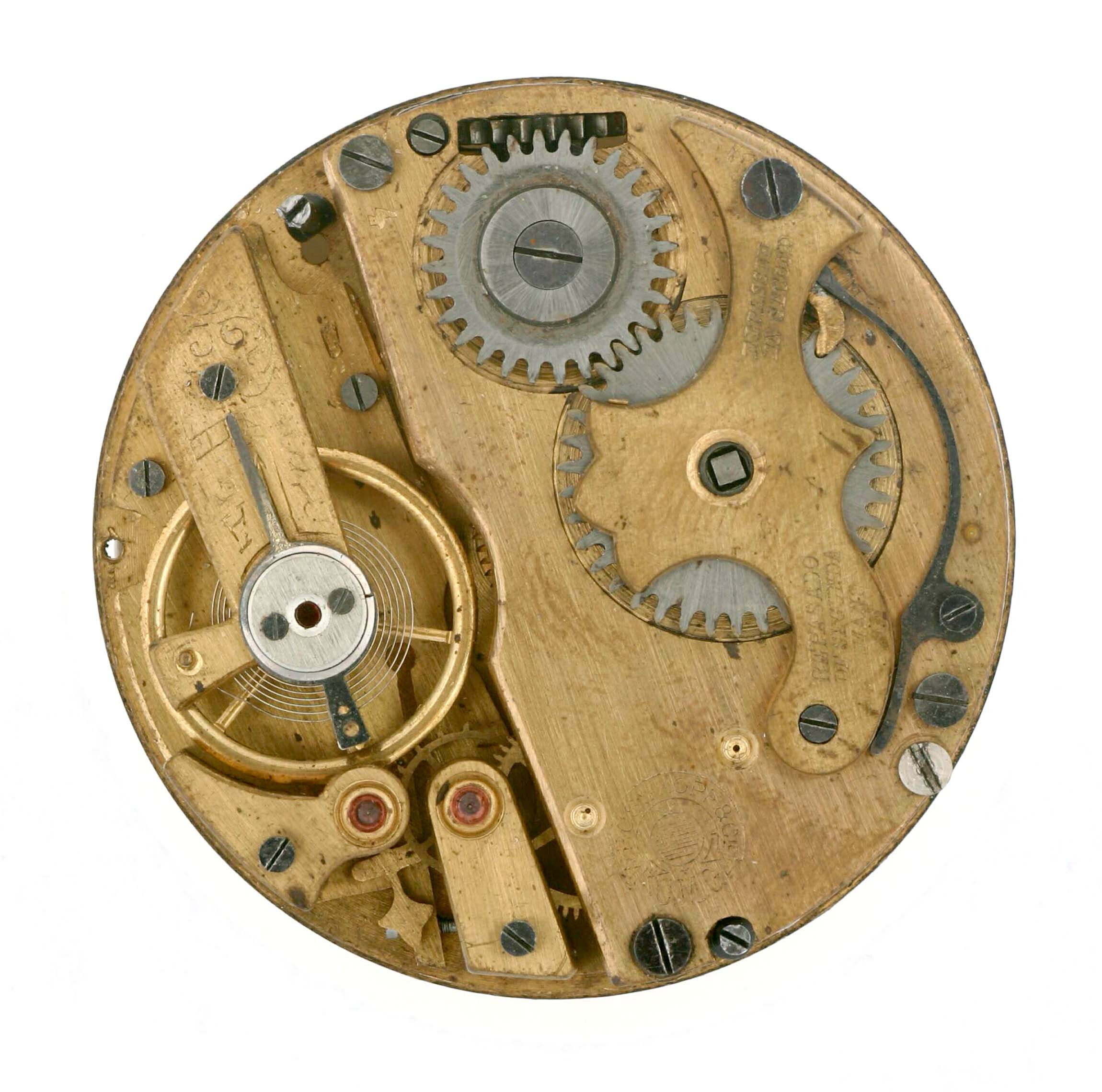 Taschenuhr W. Rosskopf und Co. Patent, Schweiz um 1900 (Deutsches Uhrenmuseum CC BY-SA)