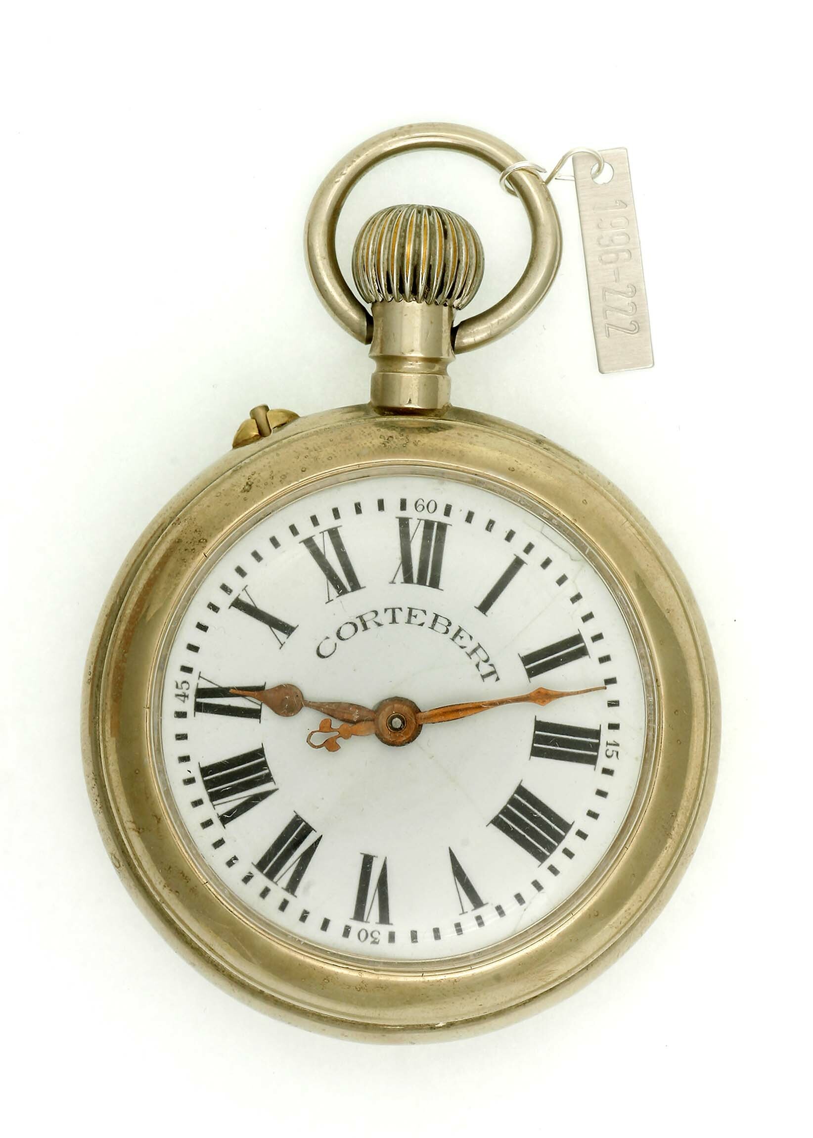 Taschenuhr, Cortébert Watch Co., Cortébert, um 1900 (Deutsches Uhrenmuseum CC BY-SA)