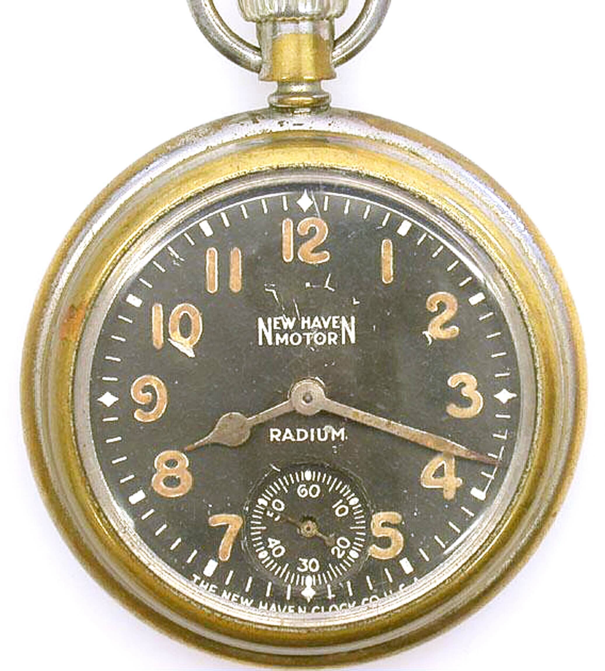 Taschenuhr, New Haven, New Haven, um 1910. (Deutsches Uhrenmuseum CC BY-SA)