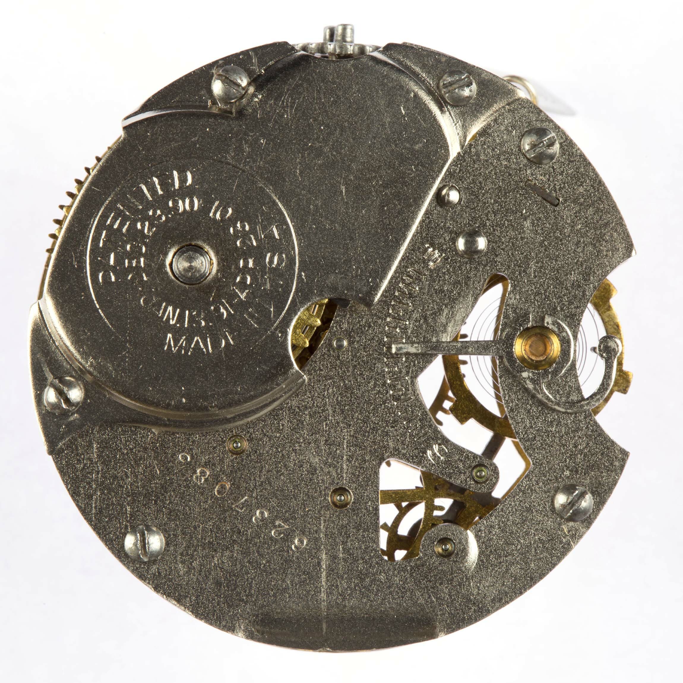 Taschenuhr Defiance, Ingersoll, USA, um 1902 (Deutsches Uhrenmuseum CC BY-SA)