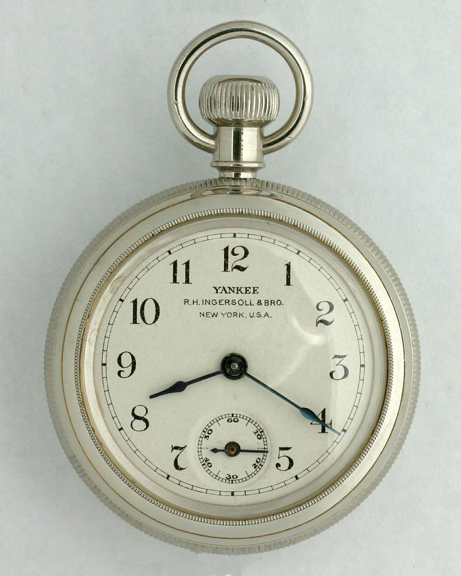 Taschenuhr, R. H. Ingersoll und Bro., USA, um 1900 (Deutsches Uhrenmuseum CC BY-SA)