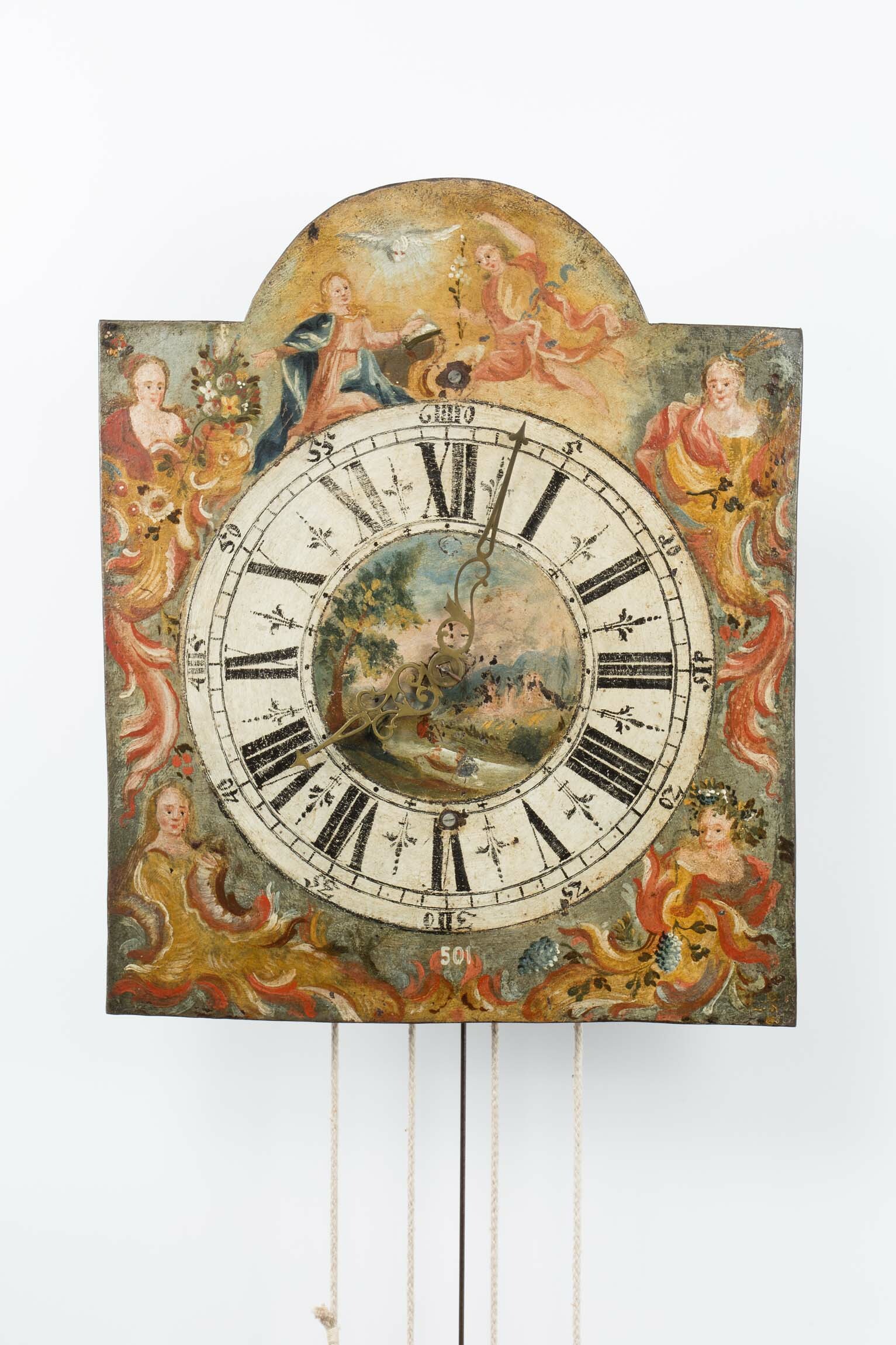 Pendeluhr, Mitteleuropa, Mitte 18. Jahrhundert (Deutsches Uhrenmuseum CC BY-SA)