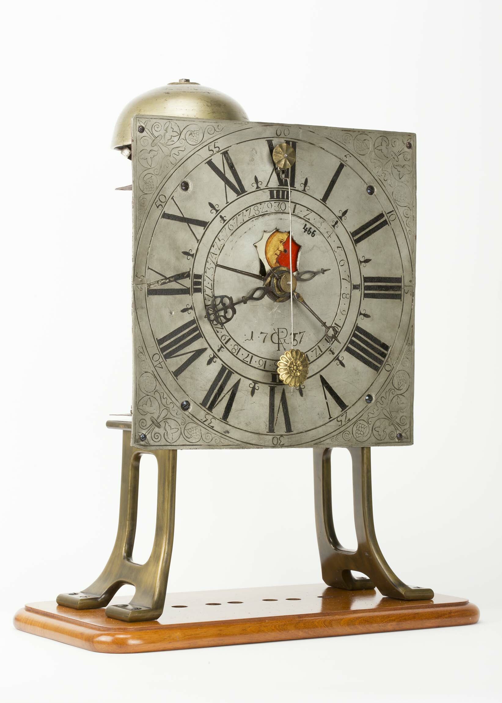 Pendeluhrwerk, GP, 1737 / 1757 (?) (Deutsches Uhrenmuseum CC BY-SA)