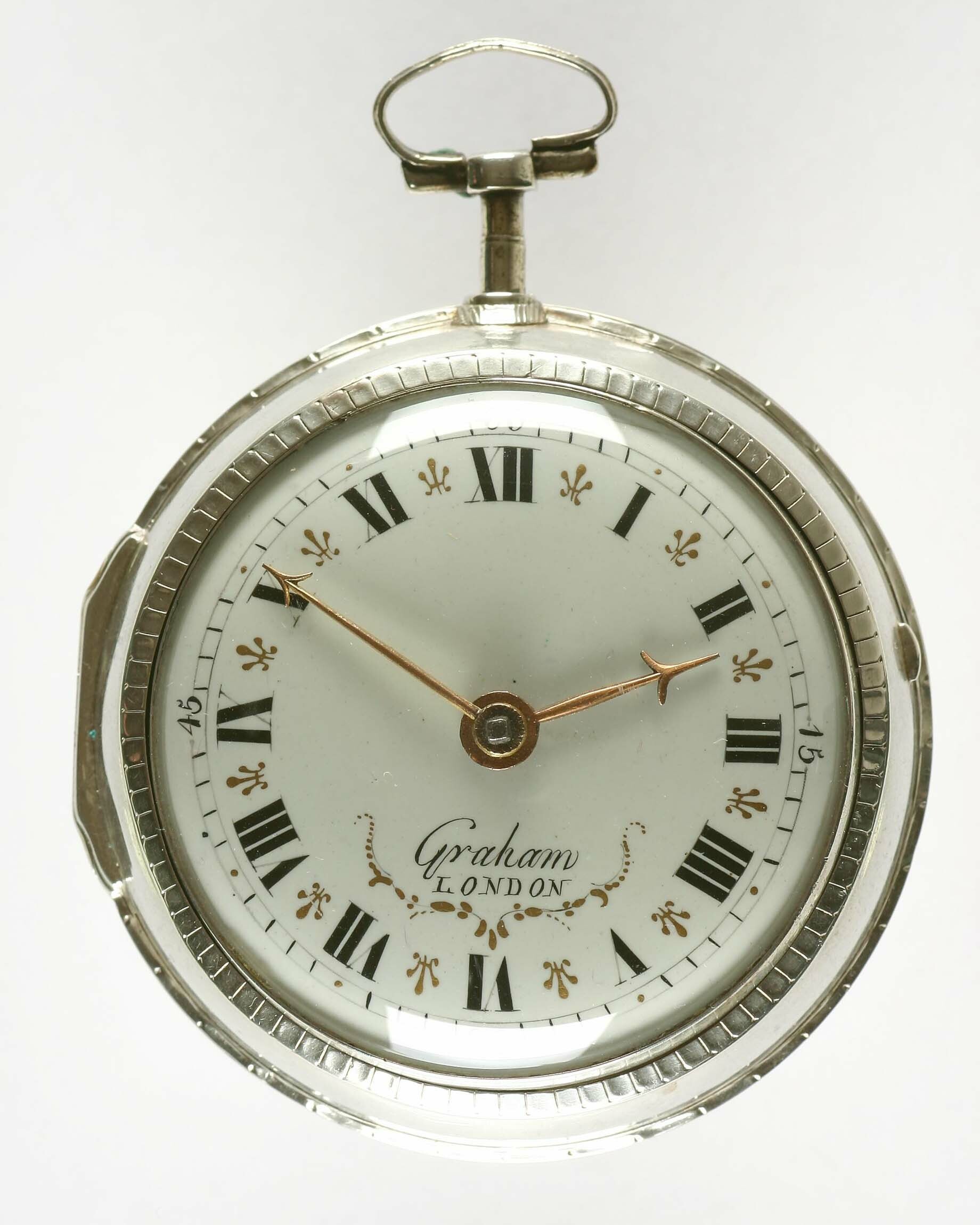Taschenuhr, Graham, London, um 1800 (Deutsches Uhrenmuseum CC BY-SA)