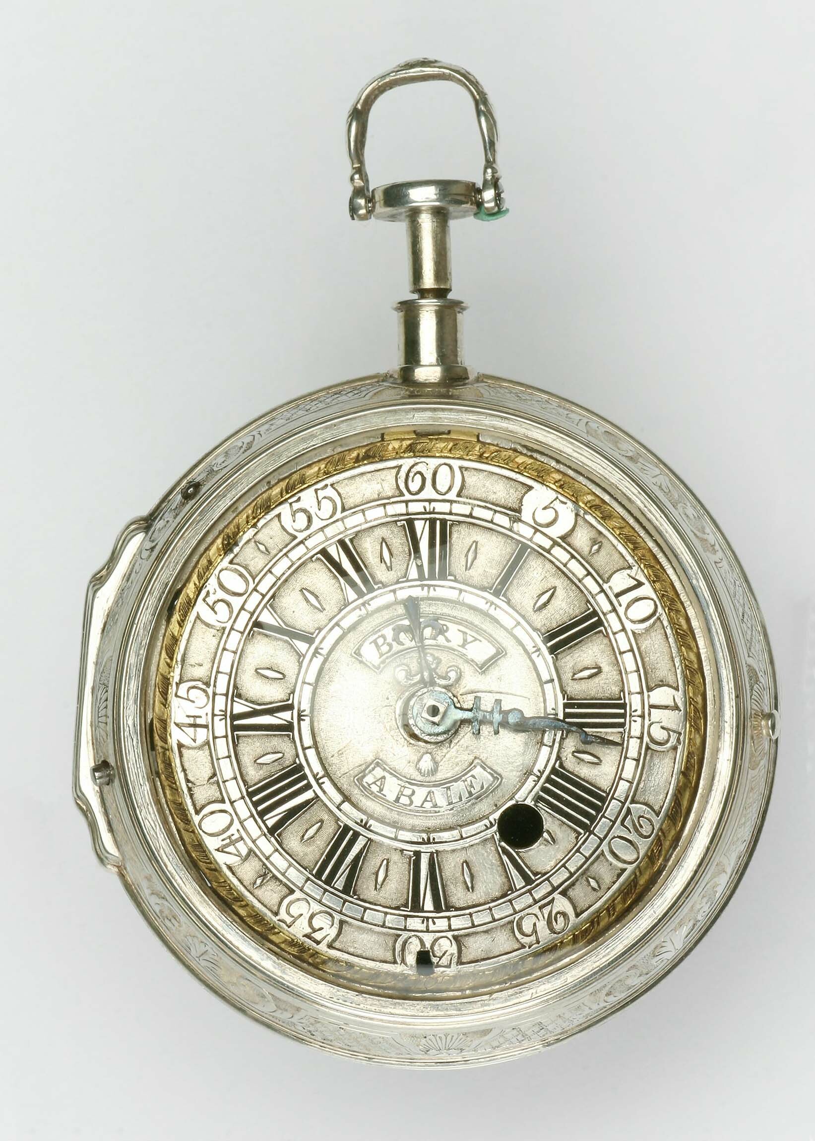 Taschenuhr, Bury, Basel, um 1725 (Deutsches Uhrenmuseum CC BY-SA)
