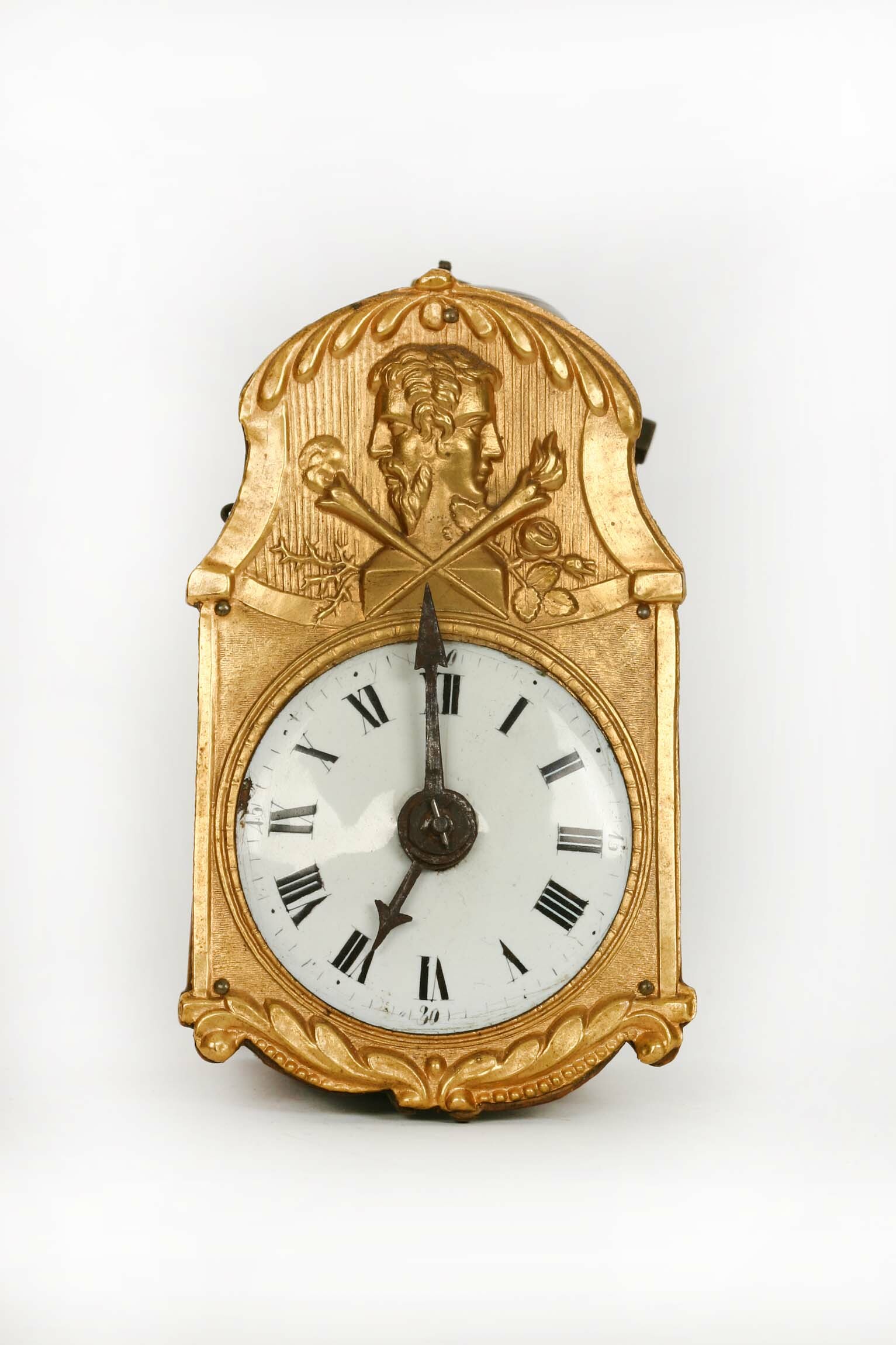 Jockeleuhr, Johan Kohler, Neustadt, um 1840 (Deutsches Uhrenmuseum CC BY-SA)