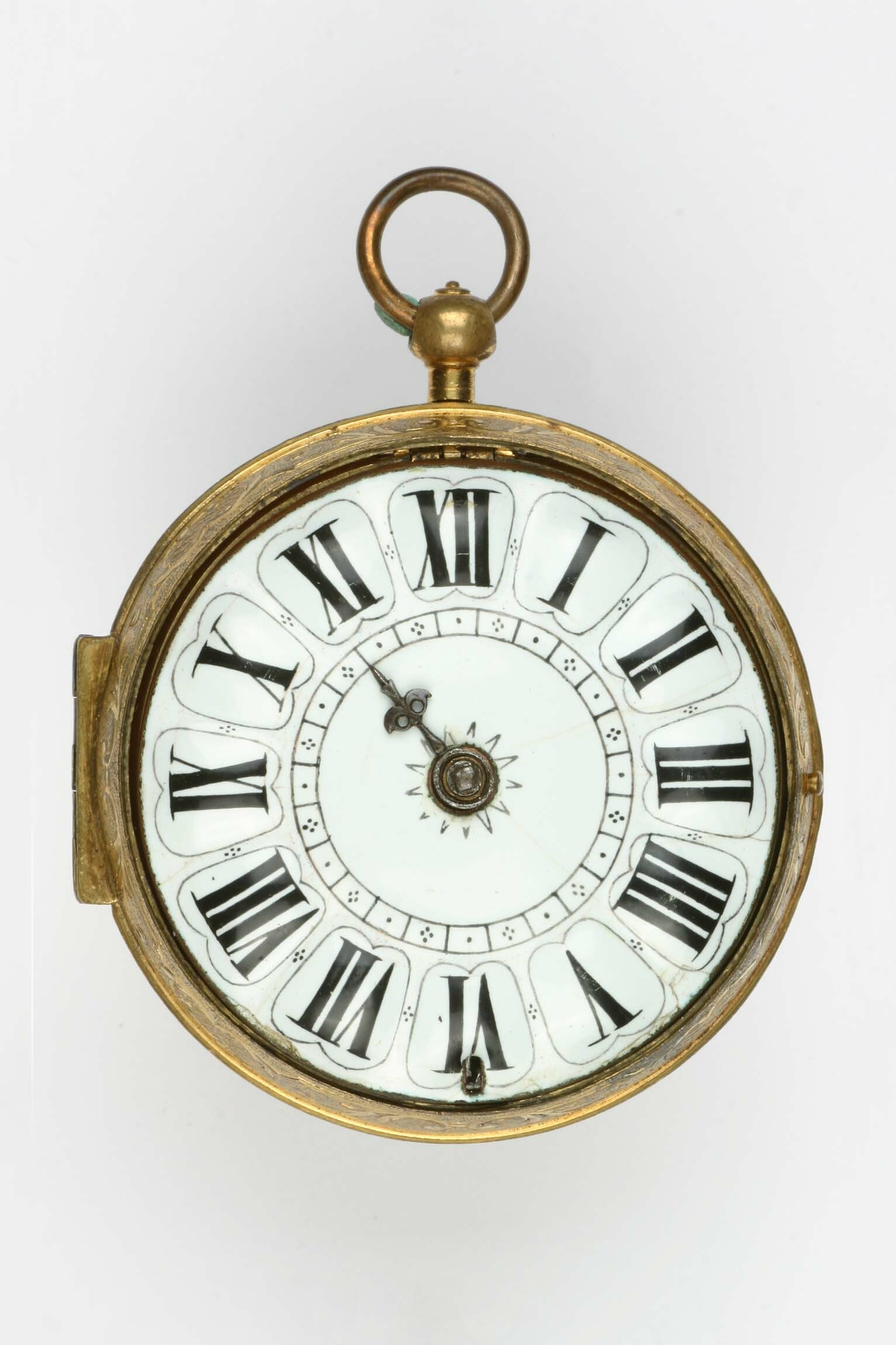 Taschenuhr, Pierre Luce, Paris, um 1675 (Deutsches Uhrenmuseum CC BY-SA)