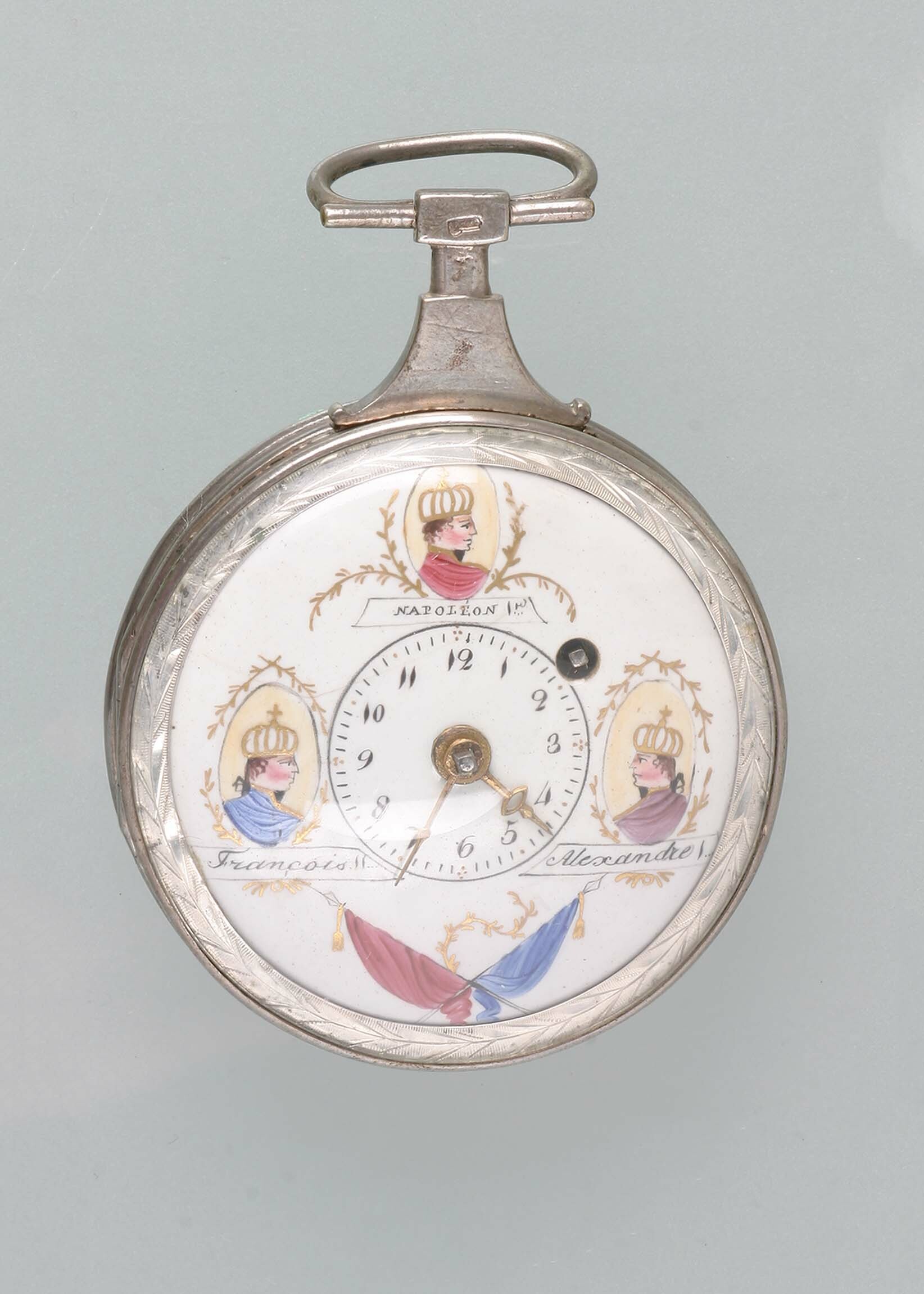 Taschenuhr, wohl Frankreich, um 1805 (Deutsches Uhrenmuseum CC BY-SA)