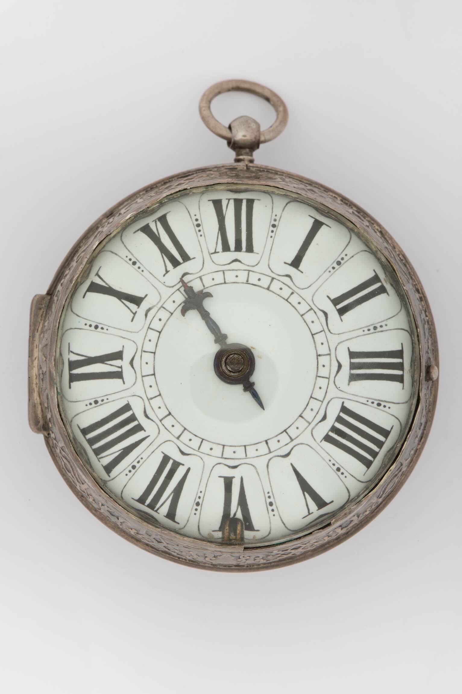 Taschenuhr, Dallie, Paris, um 1725 (Deutsches Uhrenmuseum CC BY-SA)