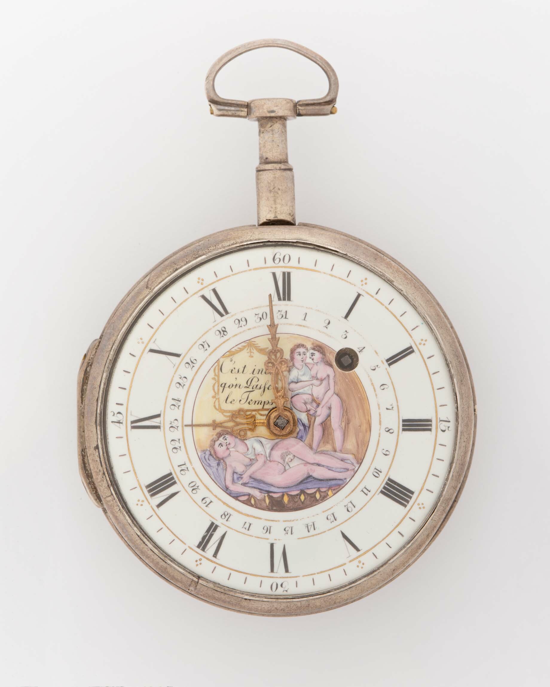 Taschenuhr, Neuchâtel, um 1800 (Deutsches Uhrenmuseum CC BY-SA)