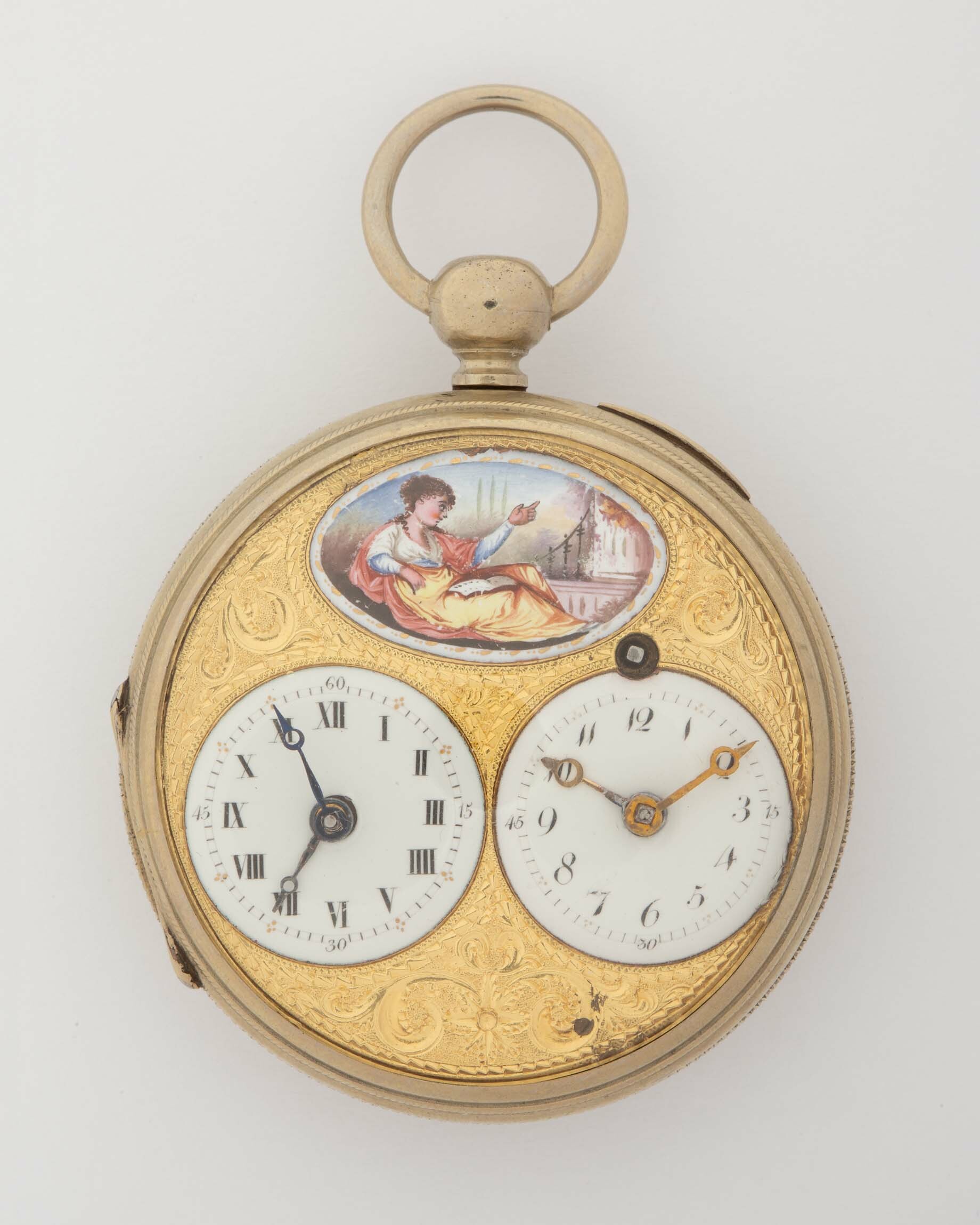 Taschenuhr, Coulin Frères, Genf, um 1800 (Deutsches Uhrenmuseum CC BY-SA)