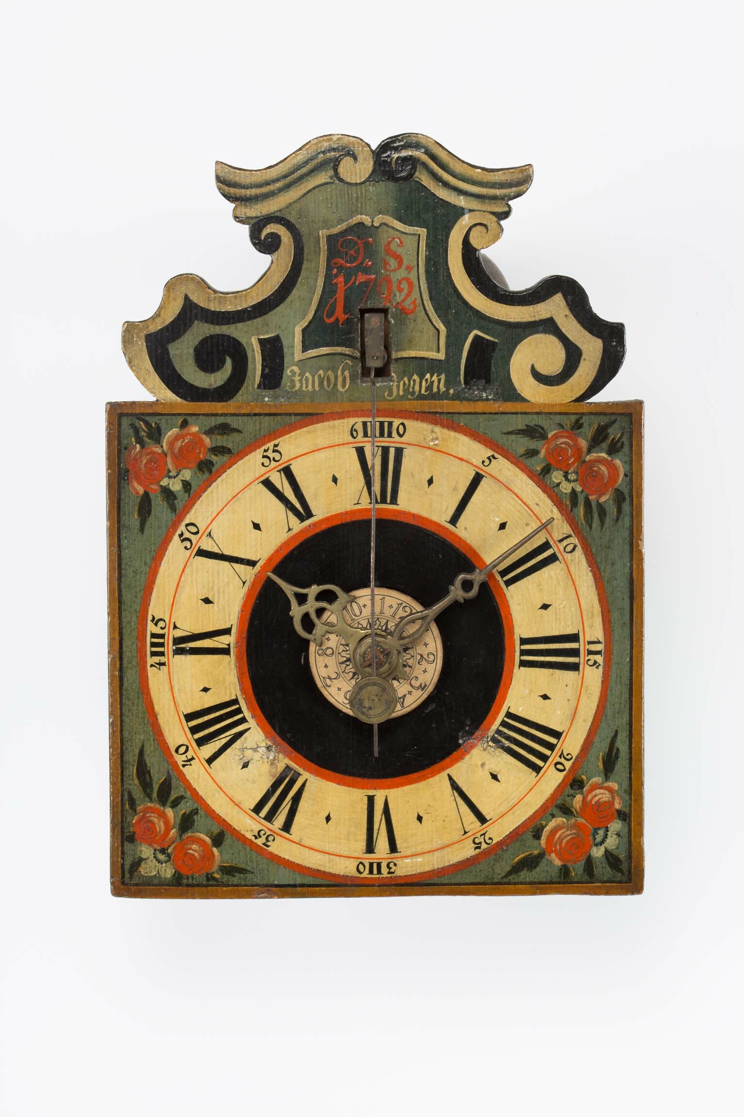Schilderuhr, Schwarzwald, 1792 (Deutsches Uhrenmuseum CC BY-SA)