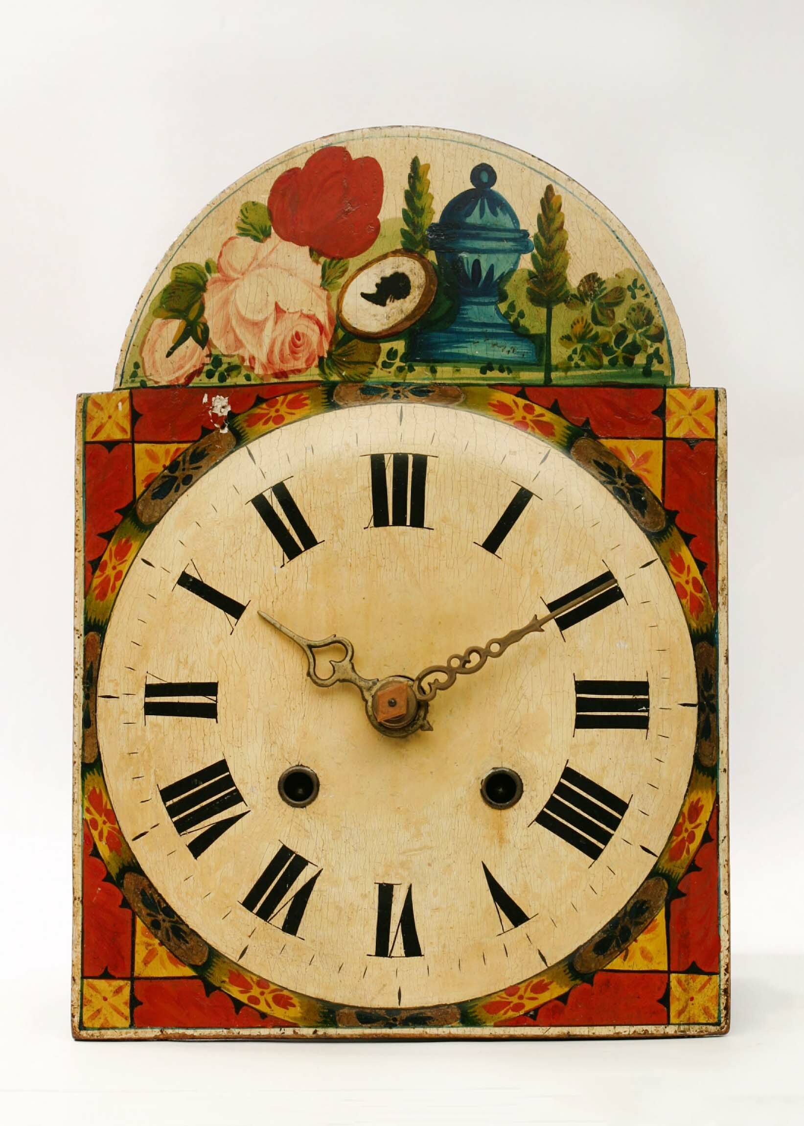 Lackschilduhr, P. H., Schwarzwald, 1842 (Deutsches Uhrenmuseum CC BY-SA)