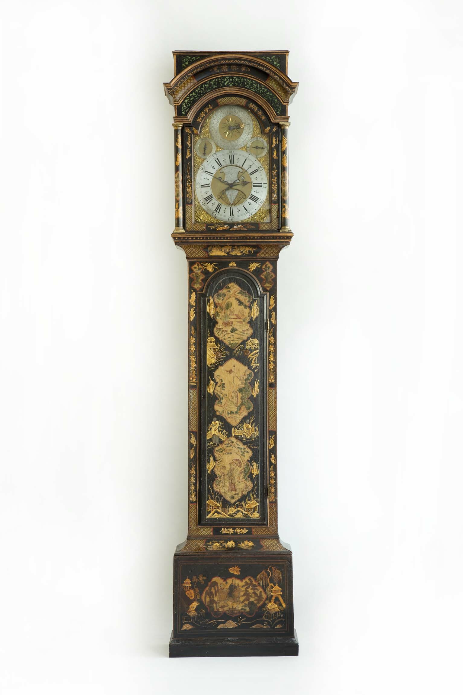 Standuhr, William Scafe, London, um 1730 (Deutsches Uhrenmuseum CC BY-SA)