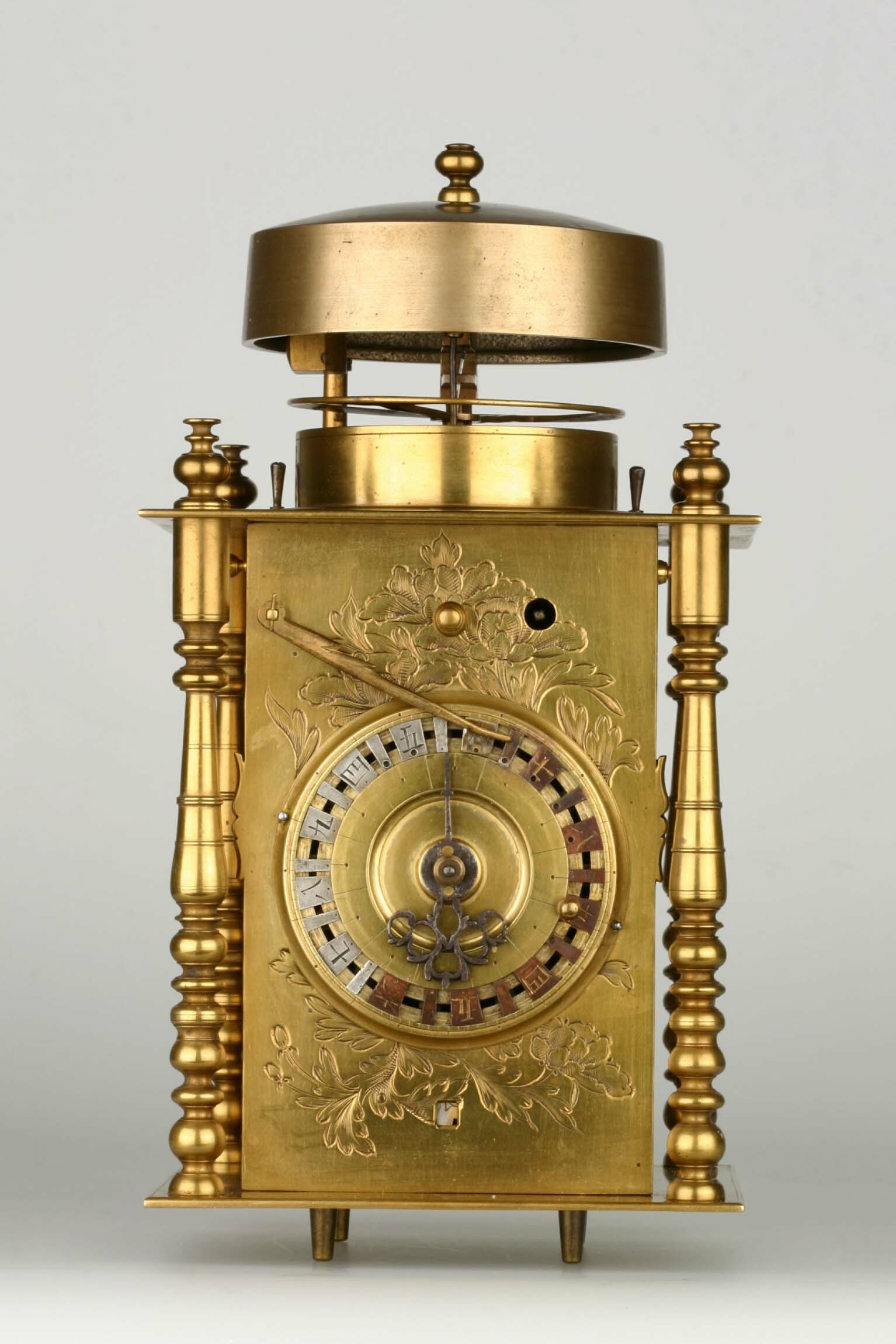 Konsolenuhr (Dai-Tokei), Japan, 19. Jahrhundert (Deutsches Uhrenmuseum CC BY-SA)