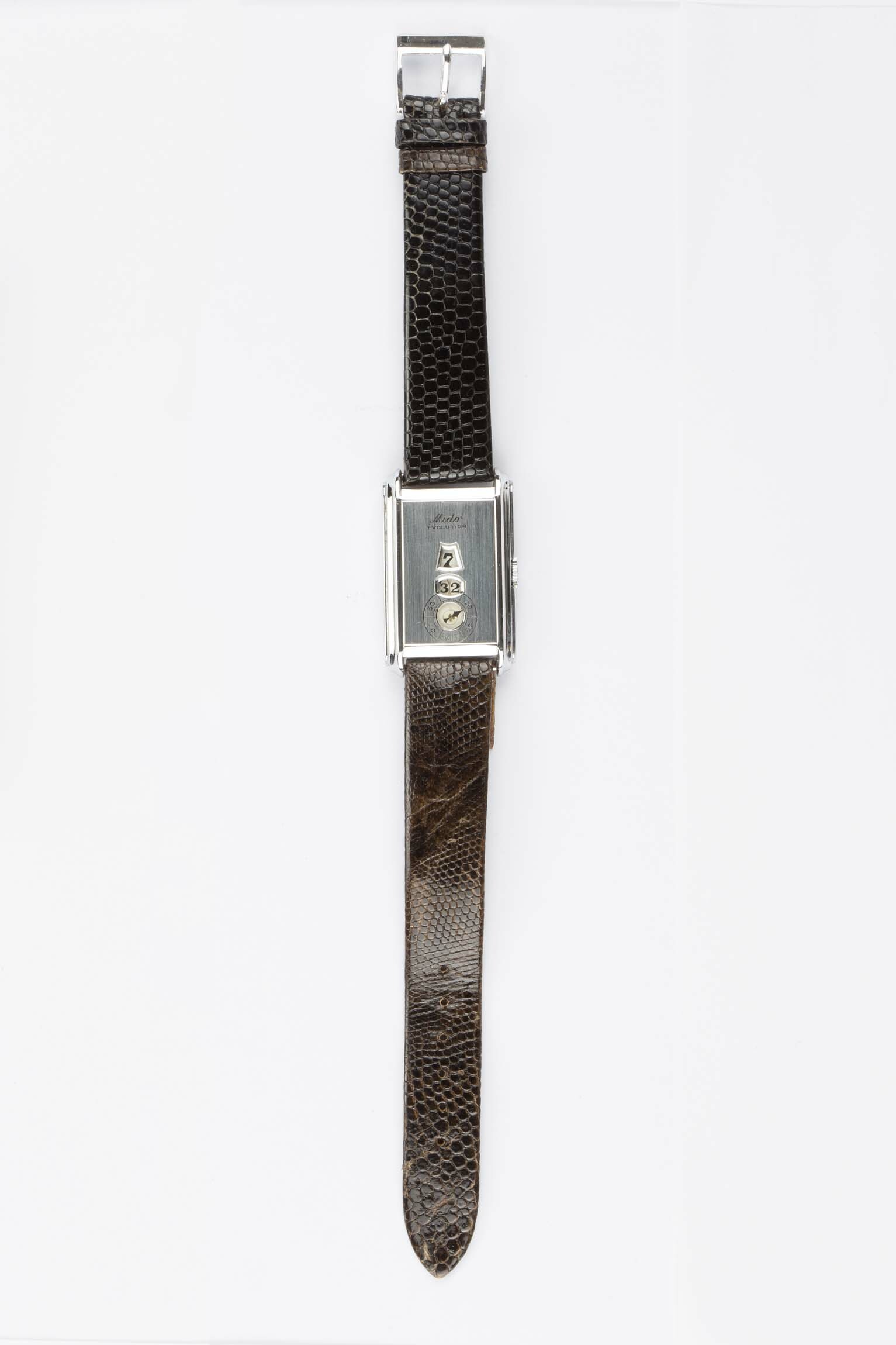 Armbanduhr Mido Evolution, Biel, um 1935 (Deutsches Uhrenmuseum CC BY-SA)