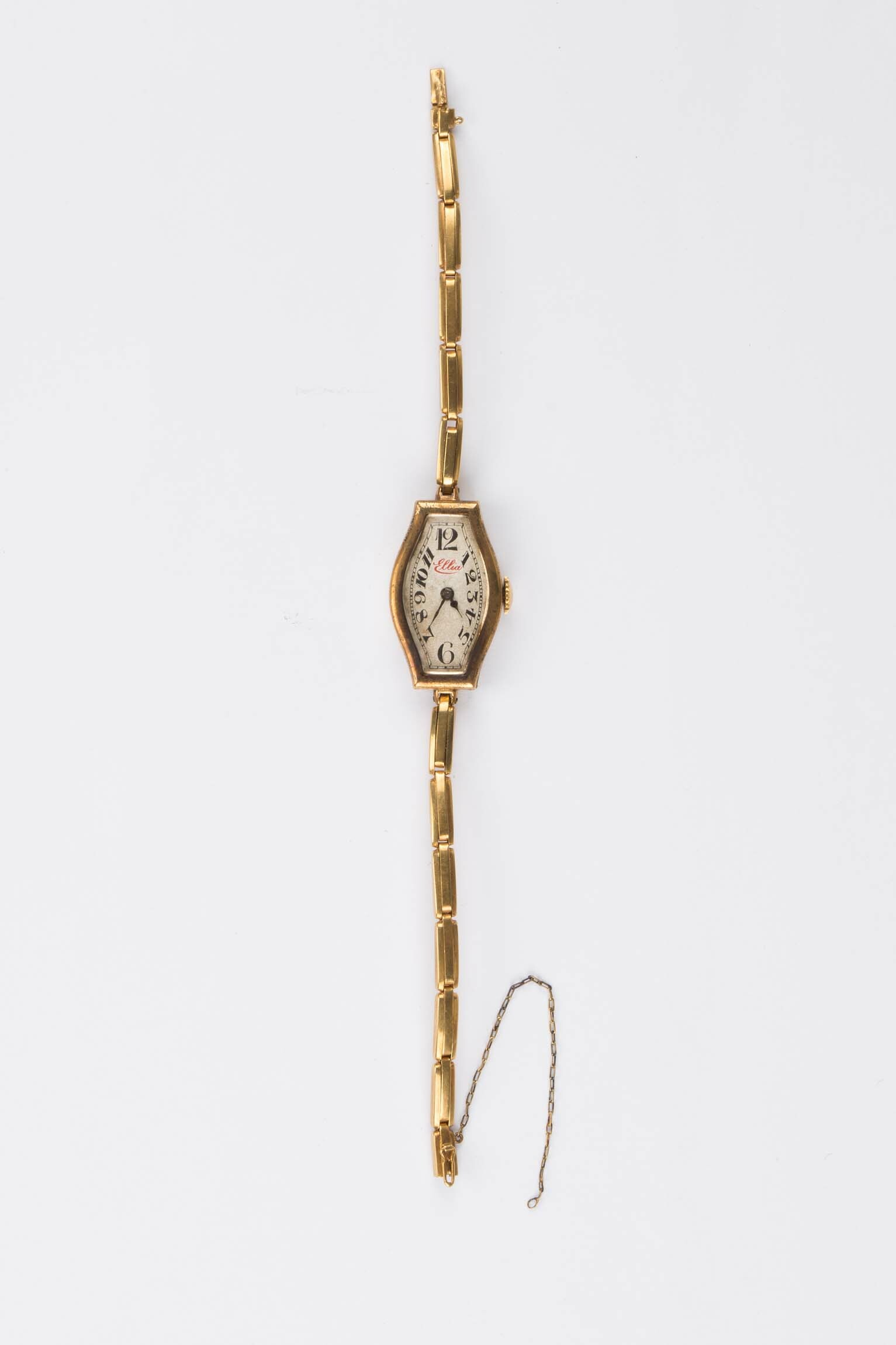 Armbanduhr Ellia, wohl Schweiz, um 1930 (Deutsches Uhrenmuseum CC BY-SA)