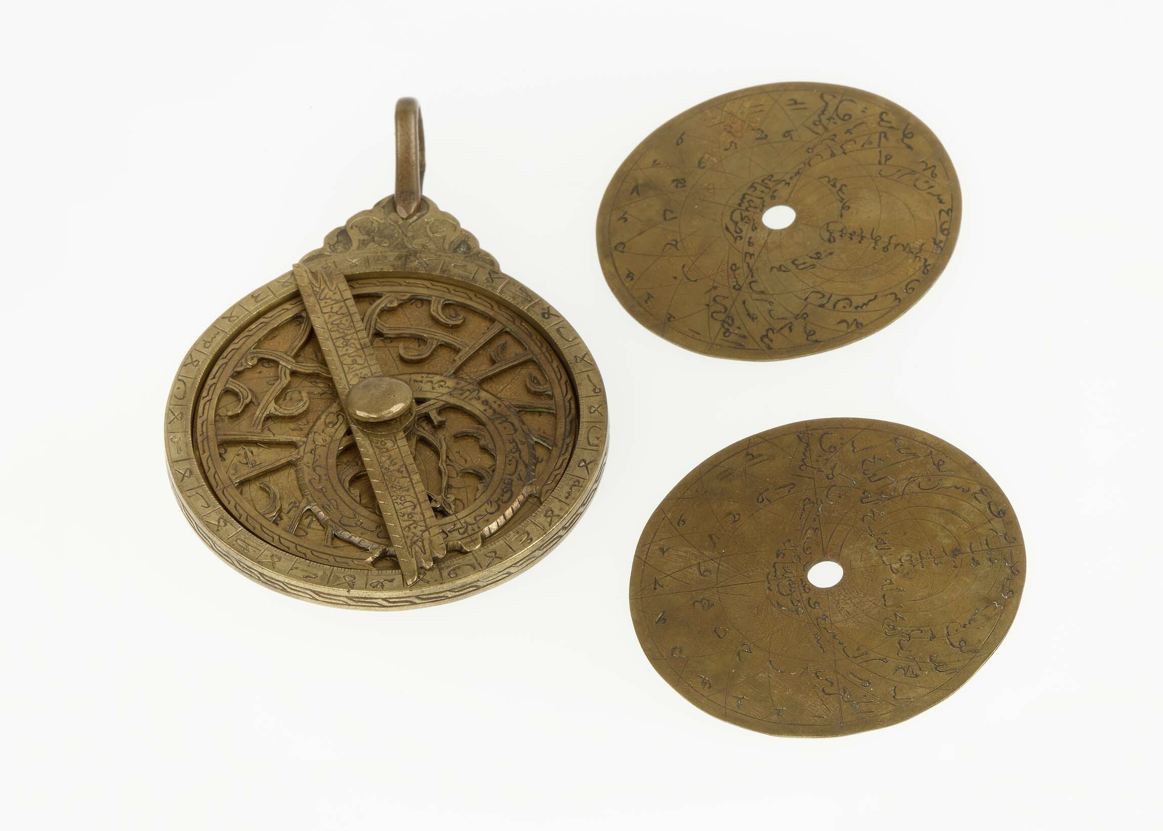 Astrolabium, Iran, 19.-20. Jahrhundert (Deutsches Uhrenmuseum CC BY-SA)